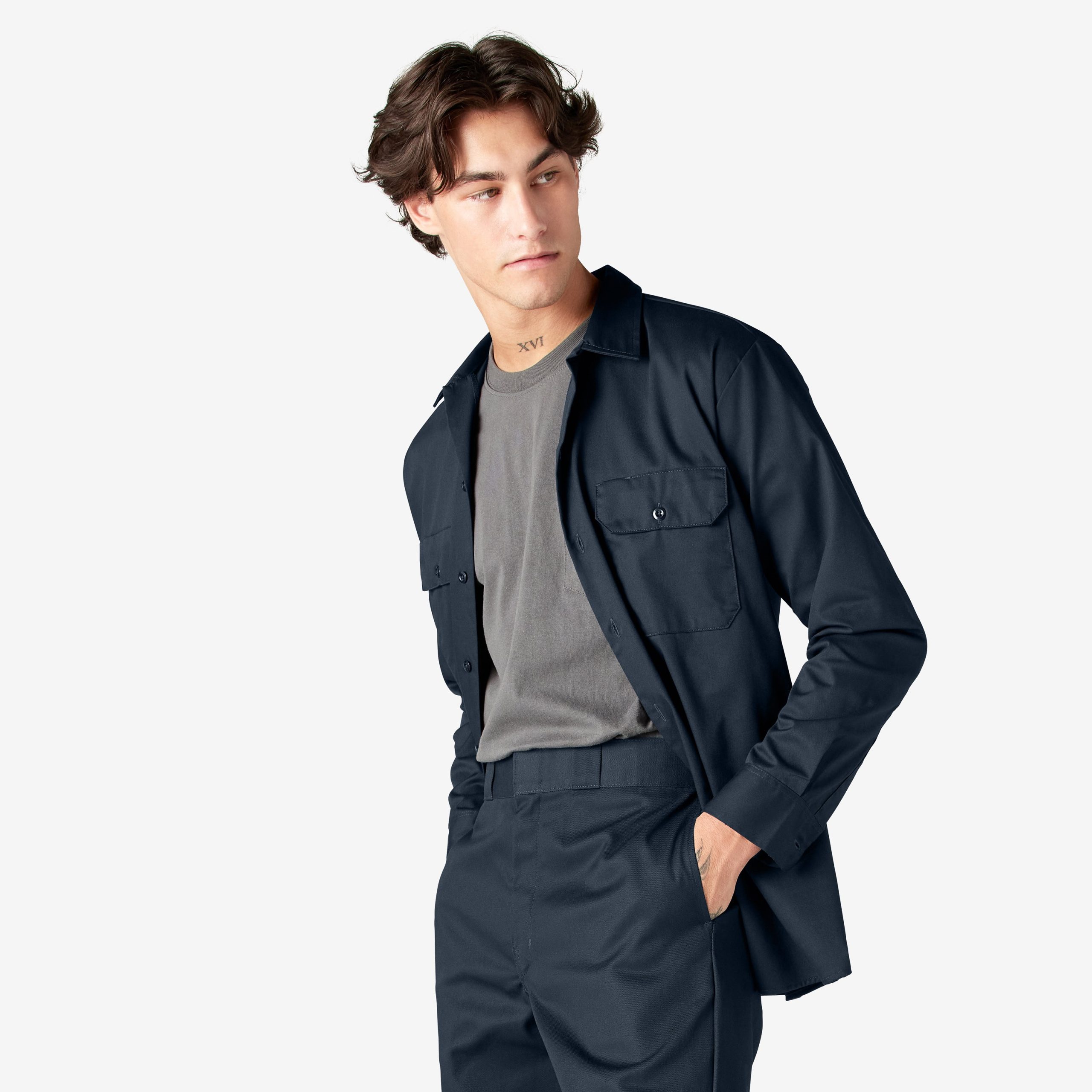 Long Sleeve Work Shirt - Image 3
