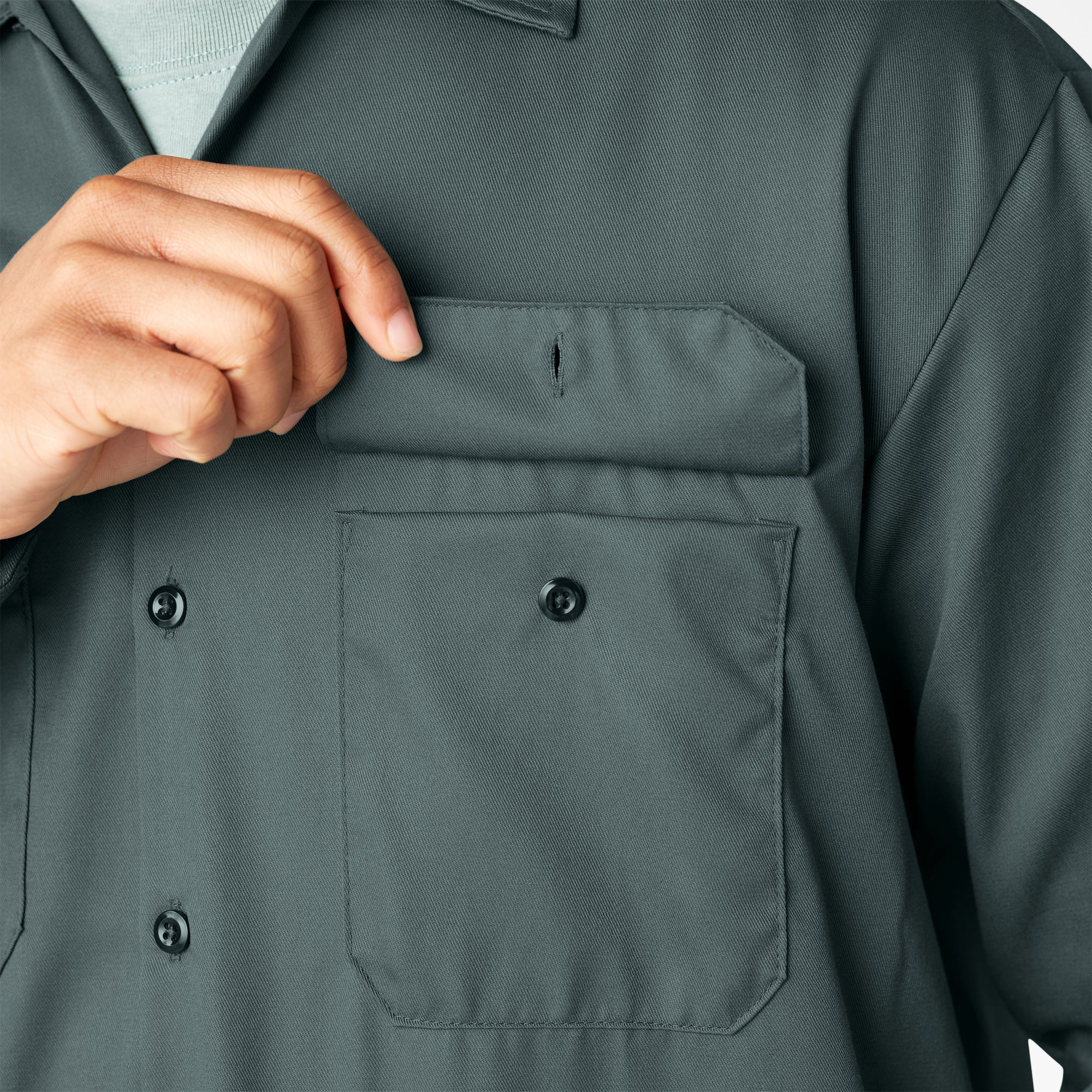 Long Sleeve Work Shirt - Image 7