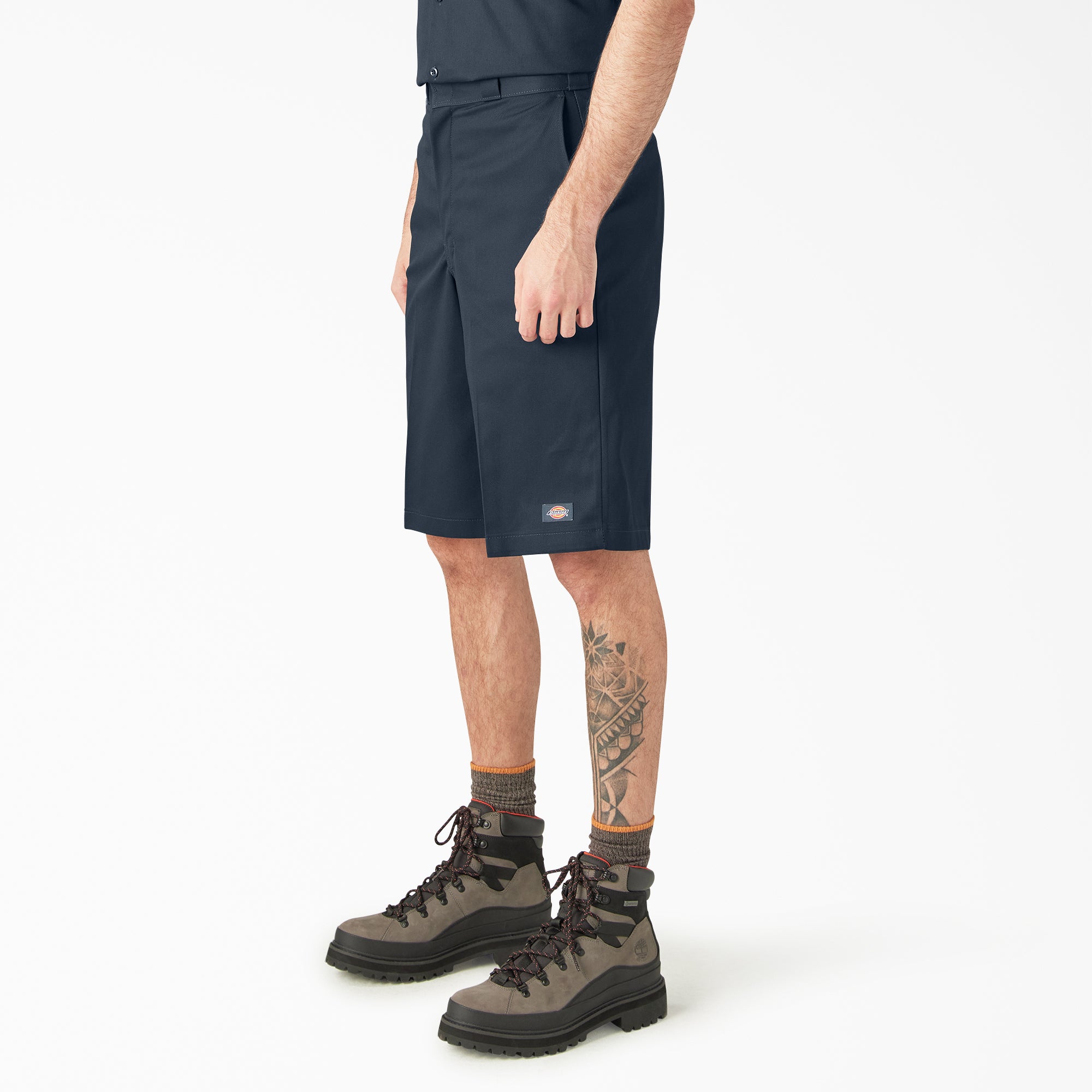Loose Fit Flat Front Work Shorts. 13 - Image 3