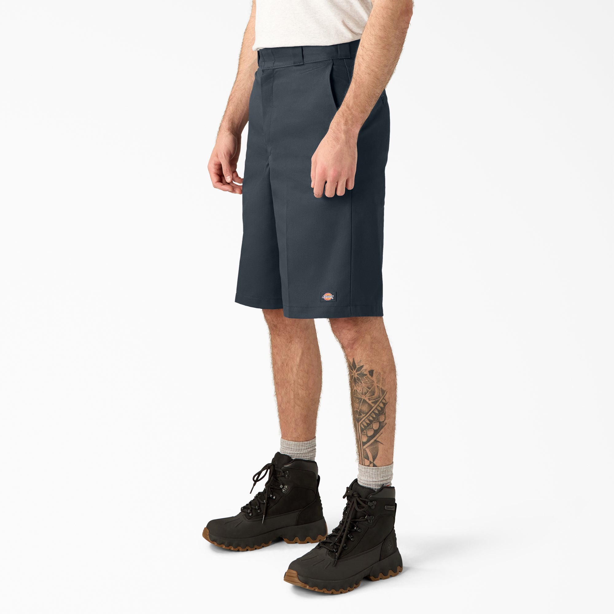 Loose Fit Flat Front Work Shorts. 13 - Image 3