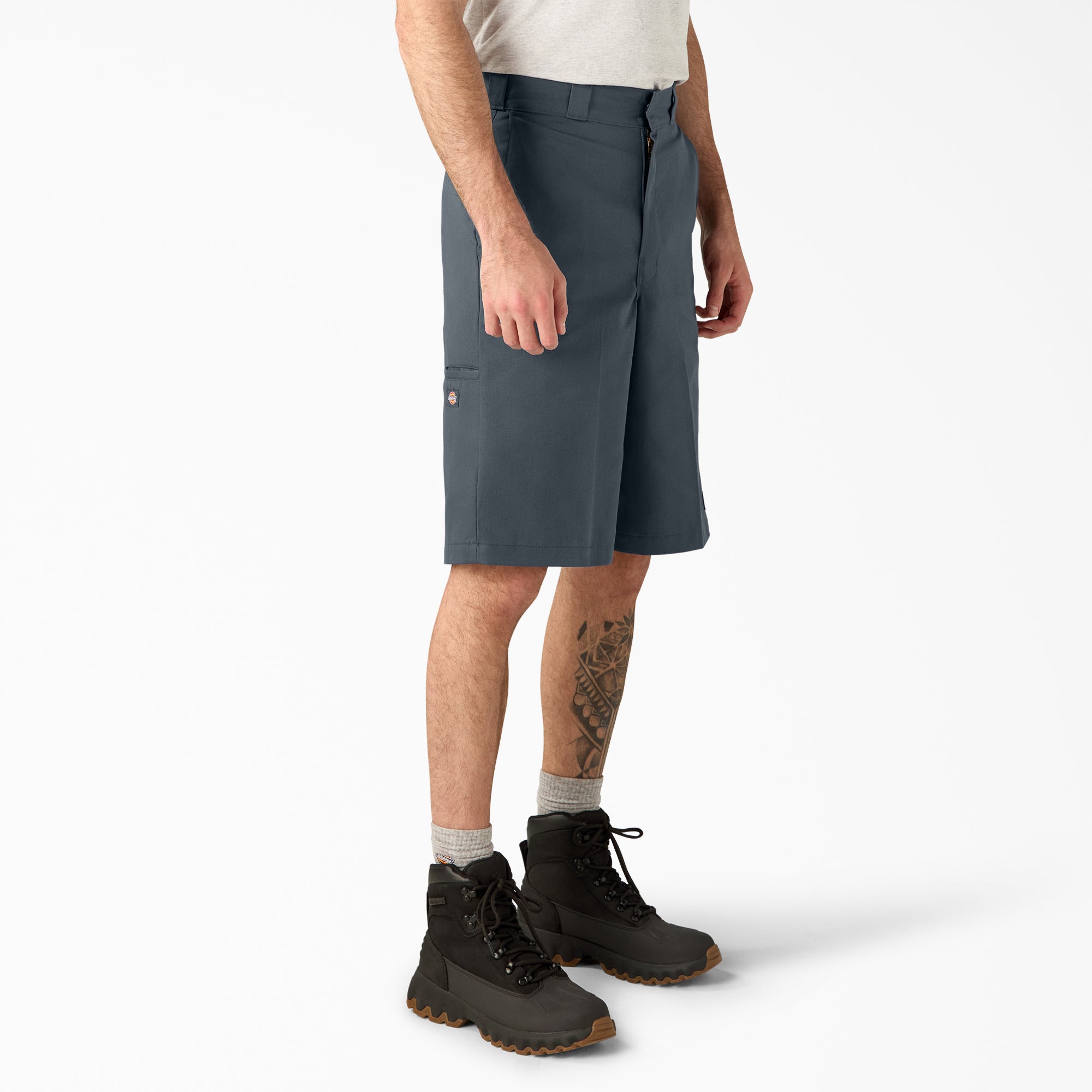 Loose Fit Flat Front Work Shorts. 13 - Image 4