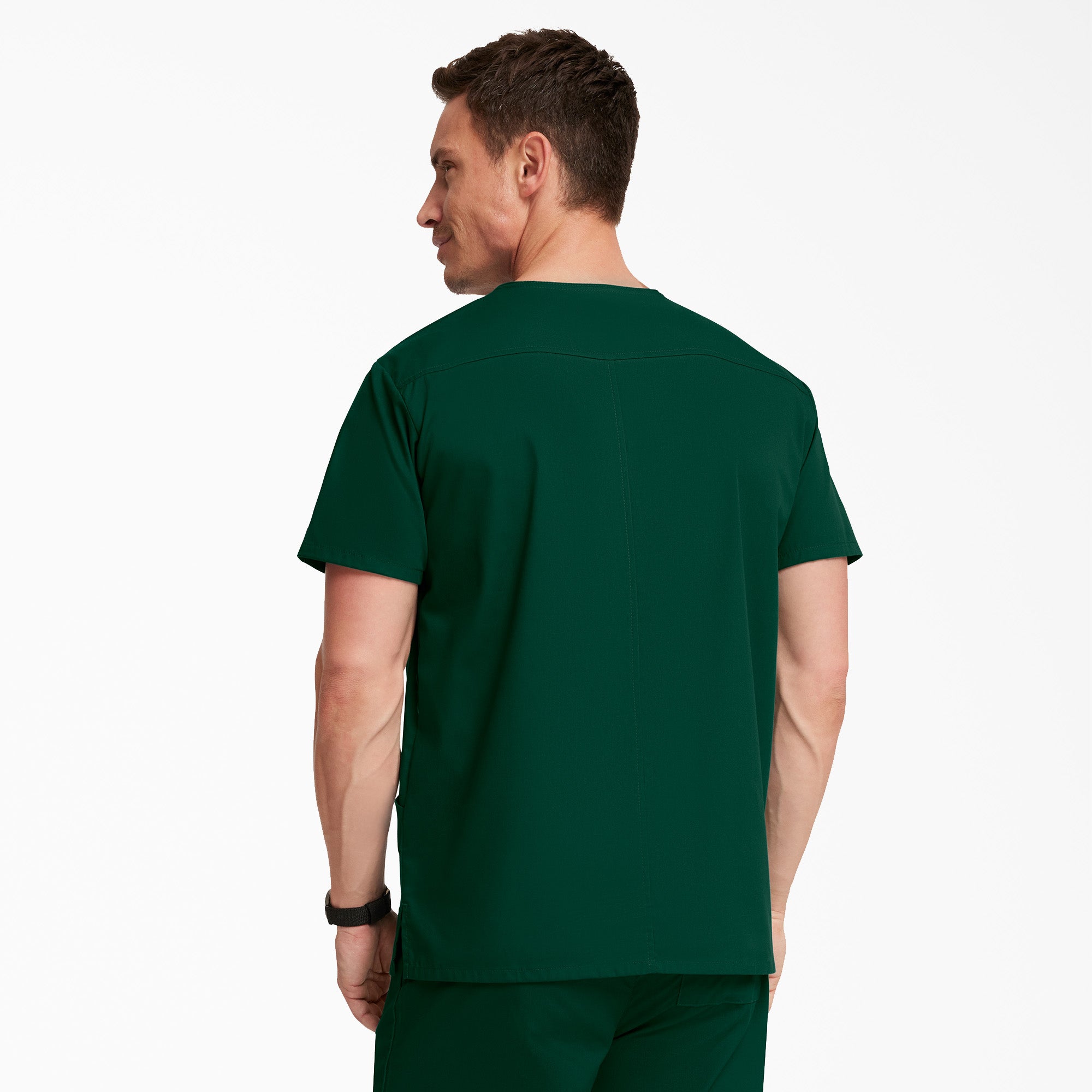 Men's EDS Signature V-Neck Scrub Top - Image 2