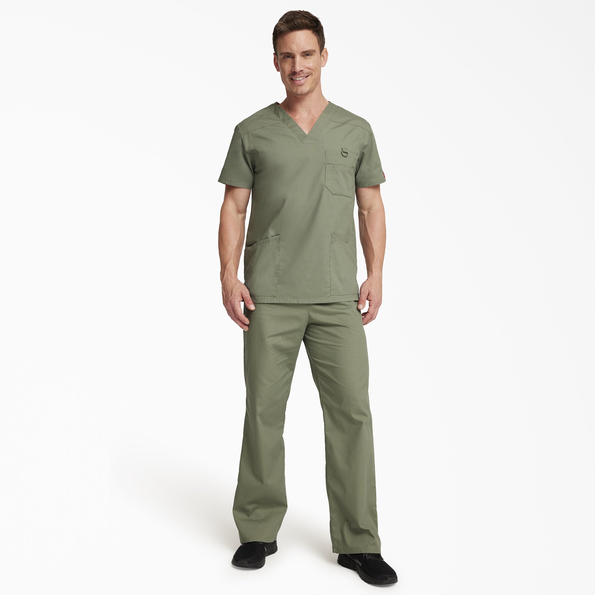 Men's EDS Signature V-Neck Scrub Top - Image 5
