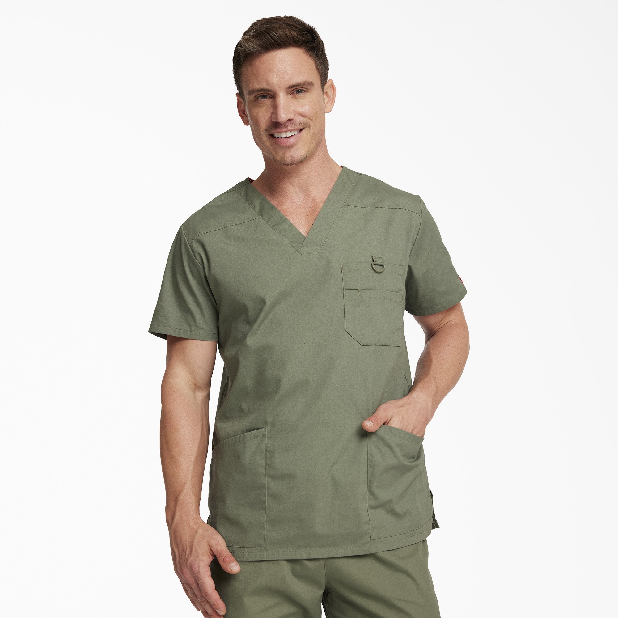 Men's EDS Signature V-Neck Scrub Top
