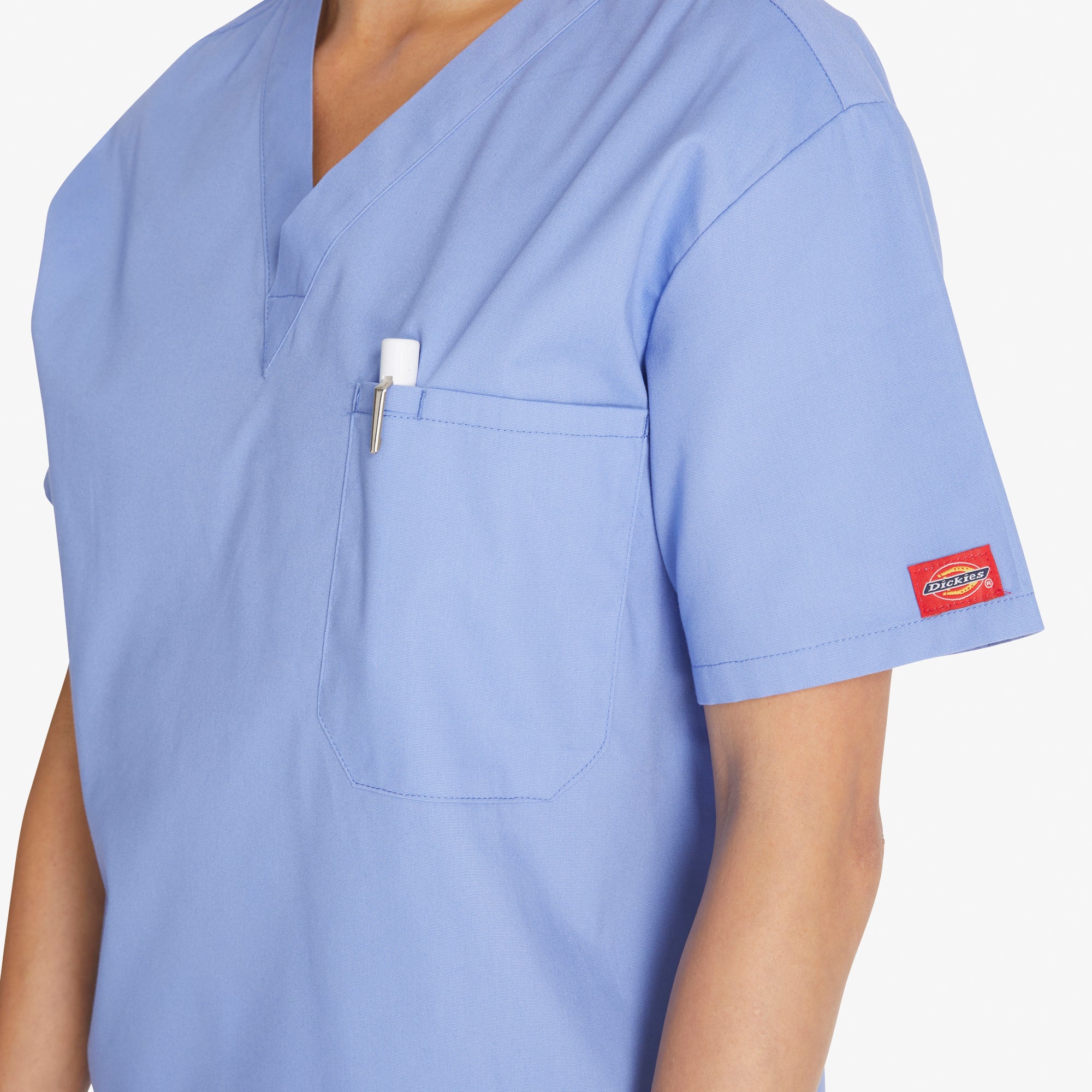 Unisex EDS Signature V-Neck Scrub Top - Image 6