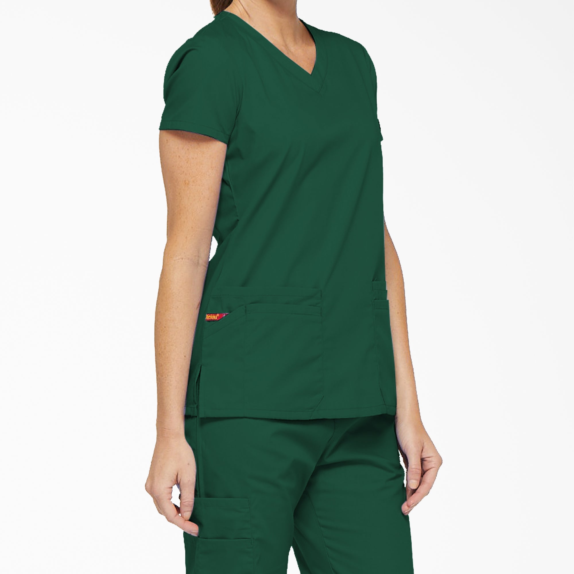 Women's EDS Signature V-Neck Scrub Top - Image 4