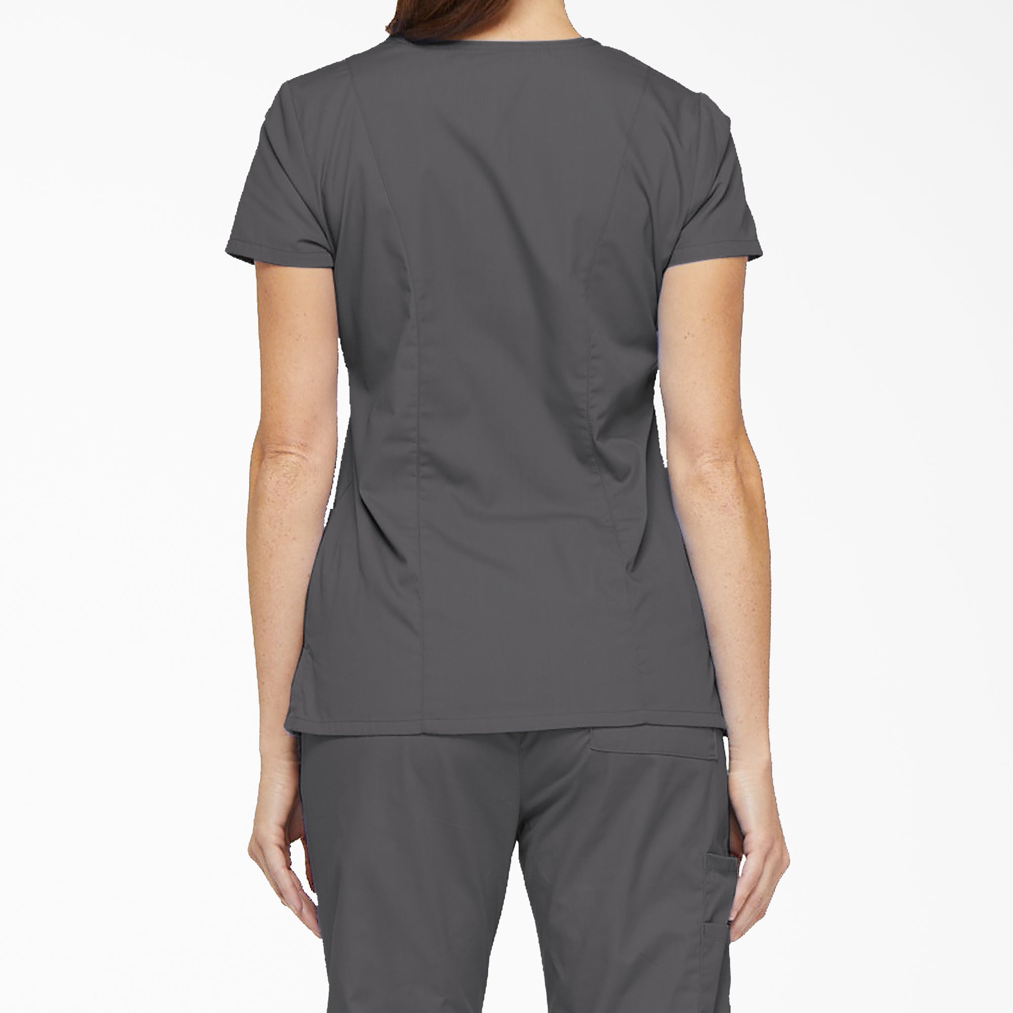 Women's EDS Signature V-Neck Scrub Top - Image 2