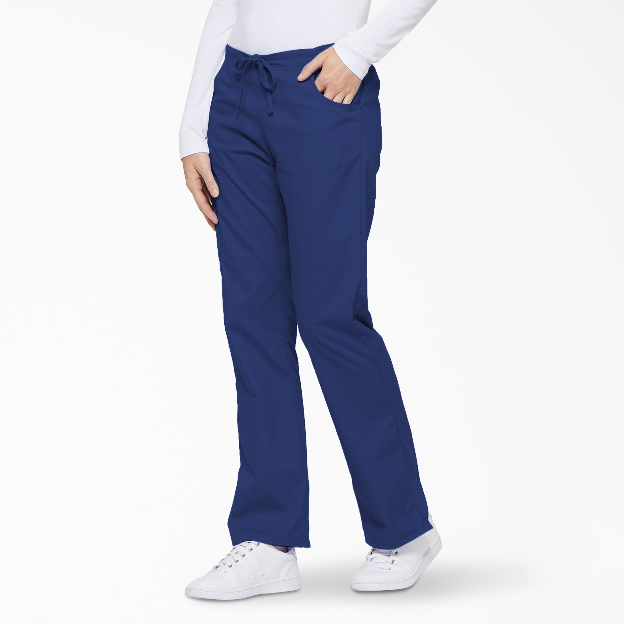 Women's EDS Signature Drawstring Cargo Scrub Pants - Image 3