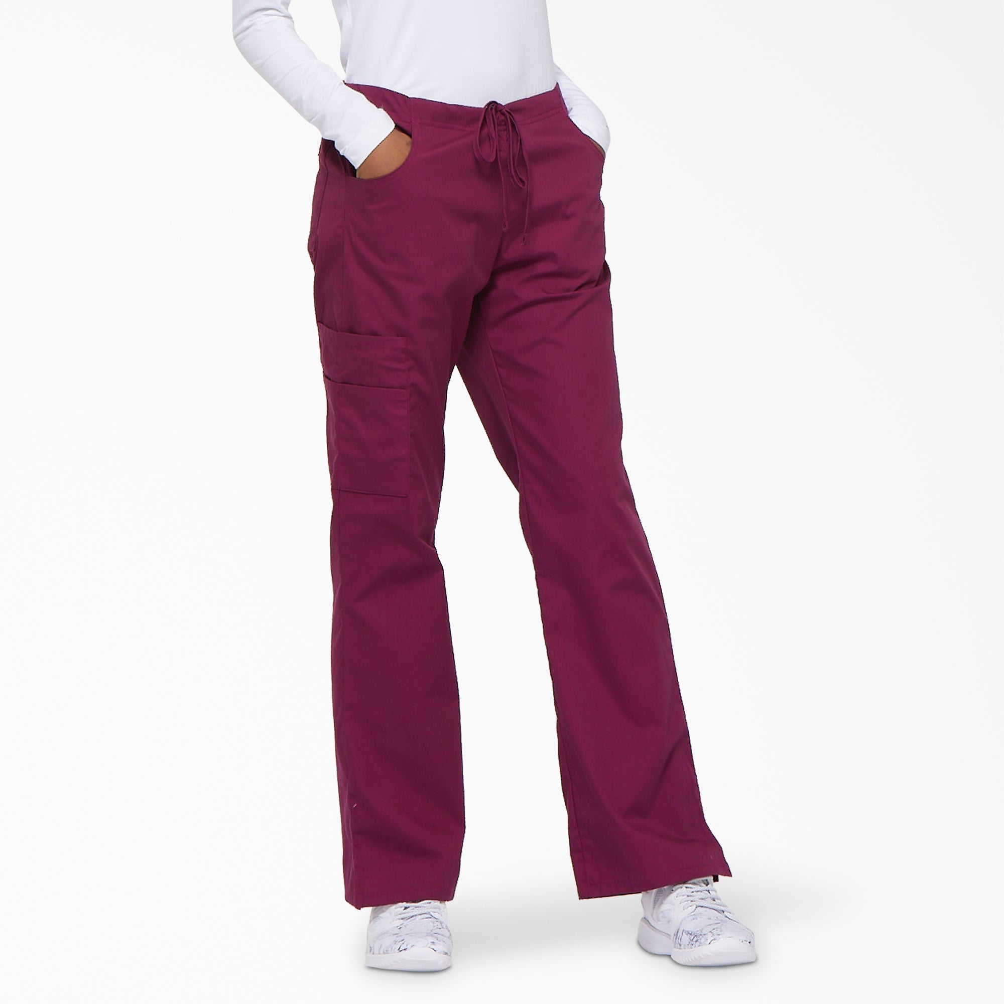Women's EDS Signature Drawstring Cargo Scrub Pants - Image 4
