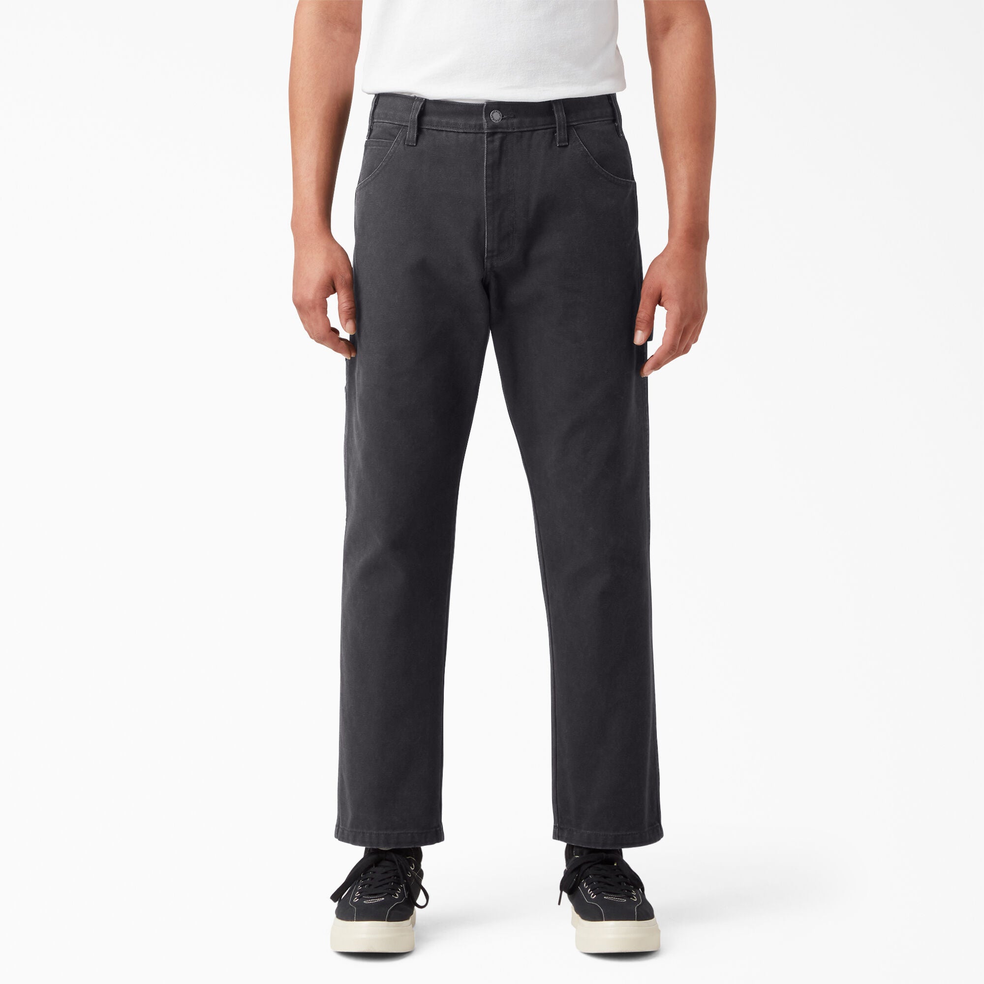 Relaxed Fit Stonewashed Duck Carpenter Pants