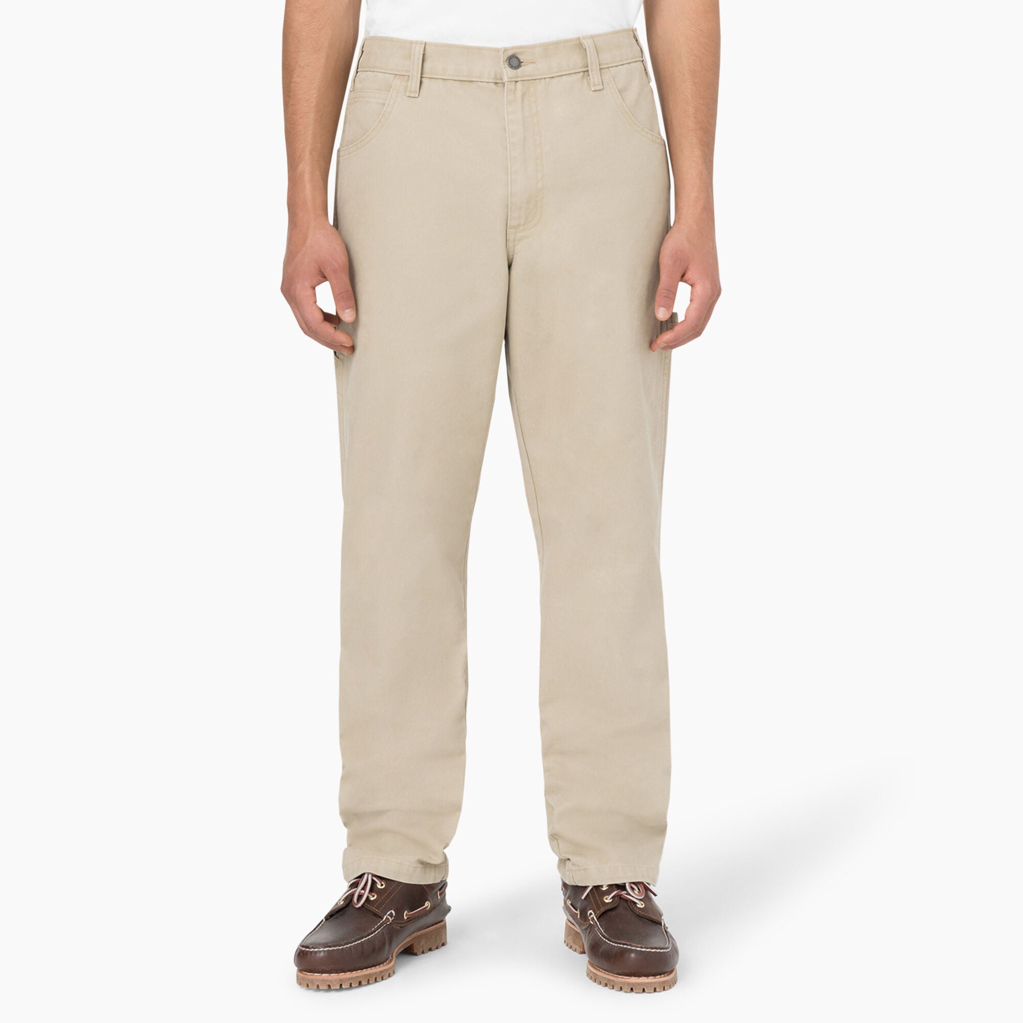 Relaxed Fit Stonewashed Duck Carpenter Pants