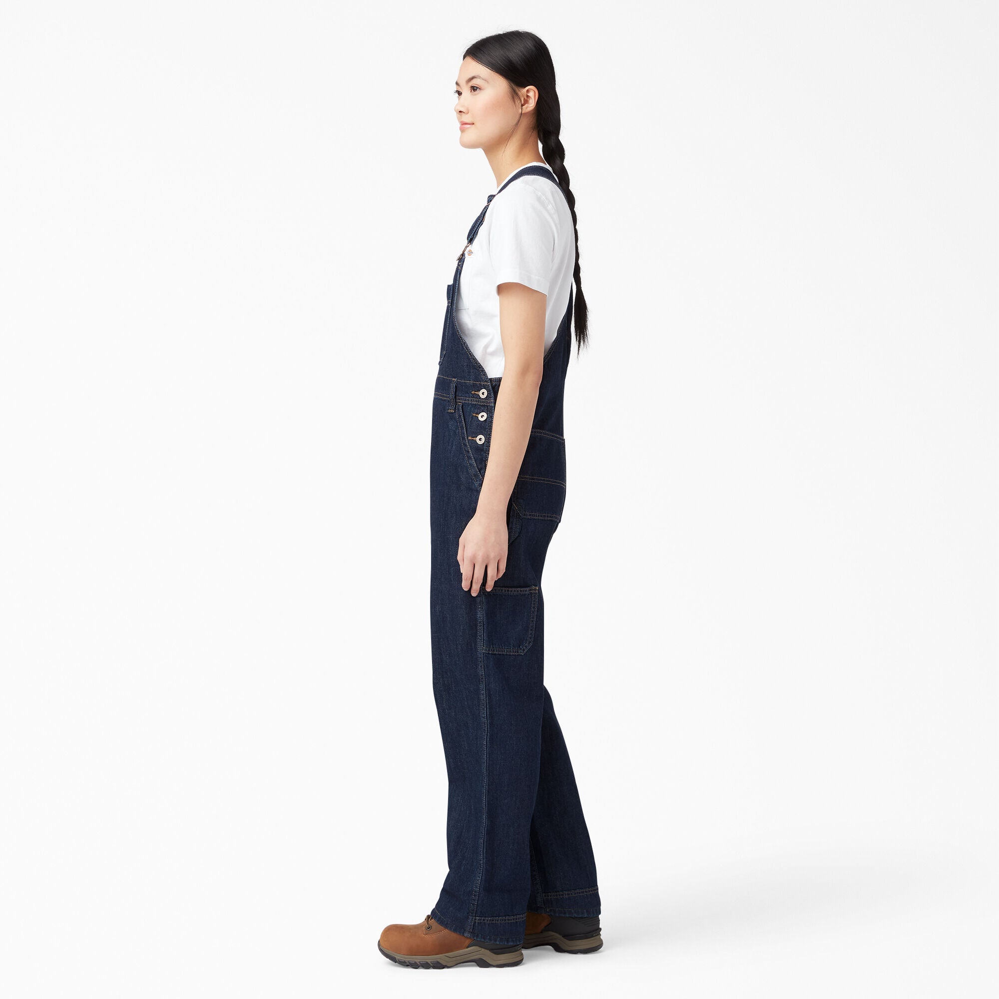 Women's Relaxed Fit Bib Overalls - Image 3