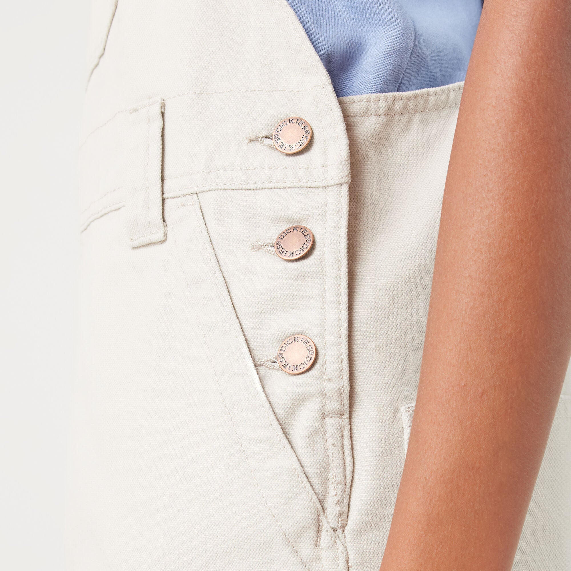 Women's Relaxed Fit Bib Shortalls. 7 - Image 8