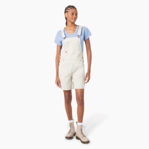 Women's Relaxed Fit Bib Shortalls. 7