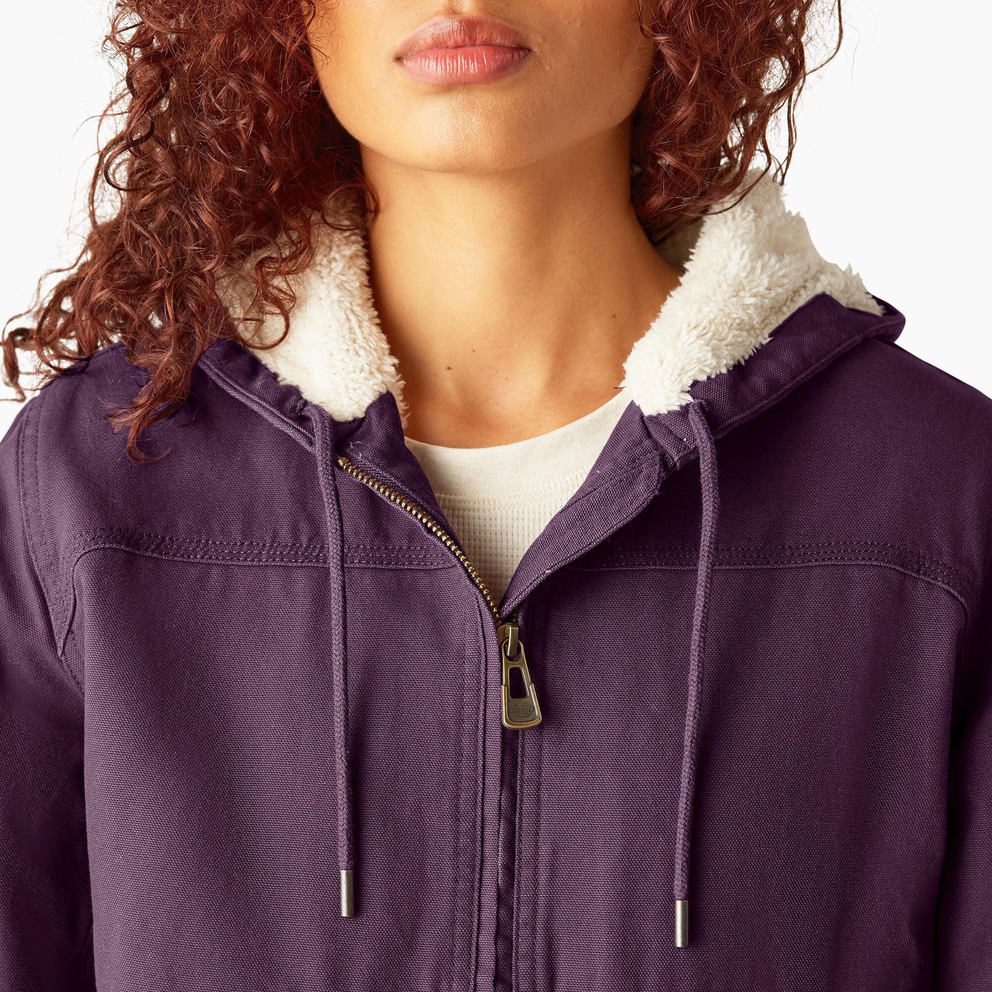 Women's Fleece Lined Duck Canvas Jacket - Image 6