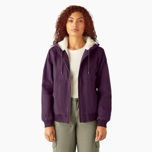 Women's Fleece Lined Duck Canvas Jacket