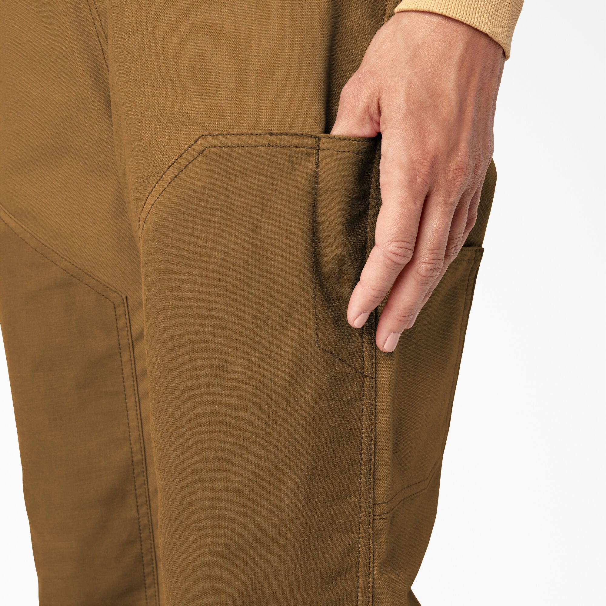 Women's Relaxed Fit Waxed Canvas Bib Overalls - Image 5