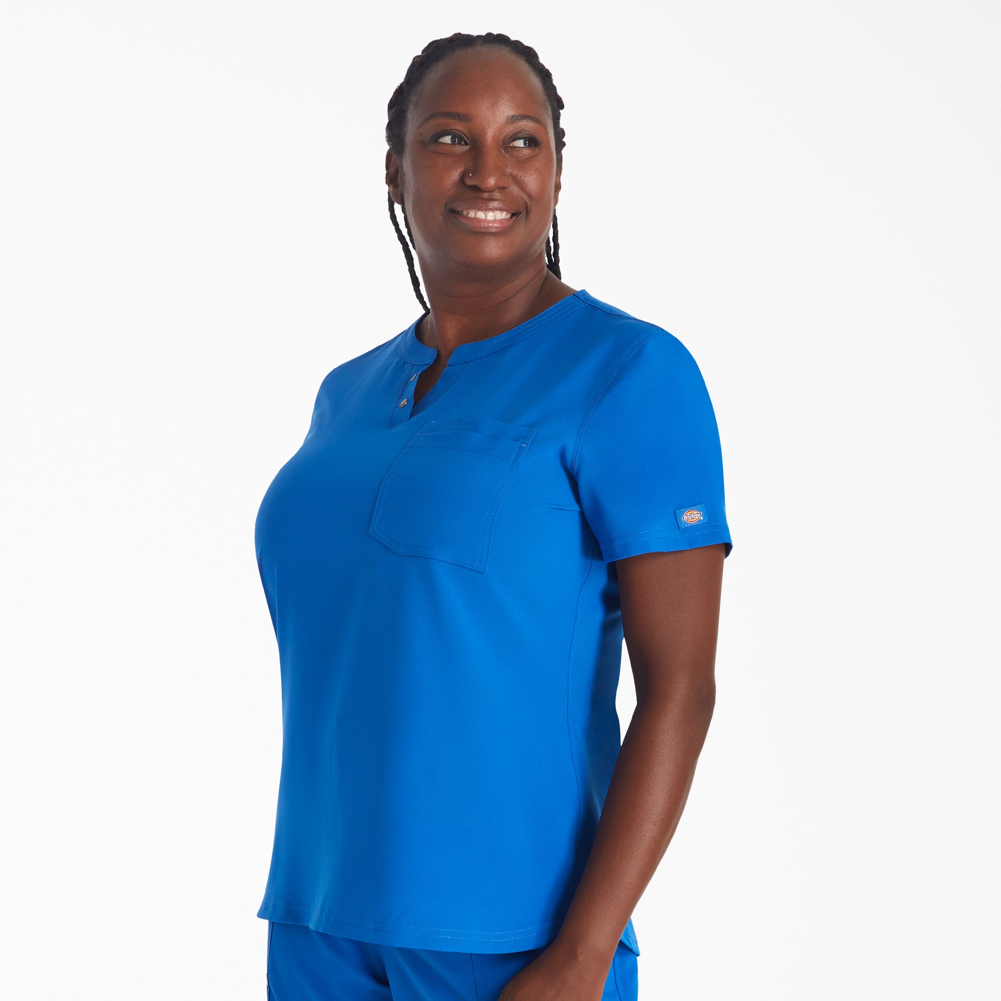 Women's EDS NXT Henley Scrub Top - Image 3
