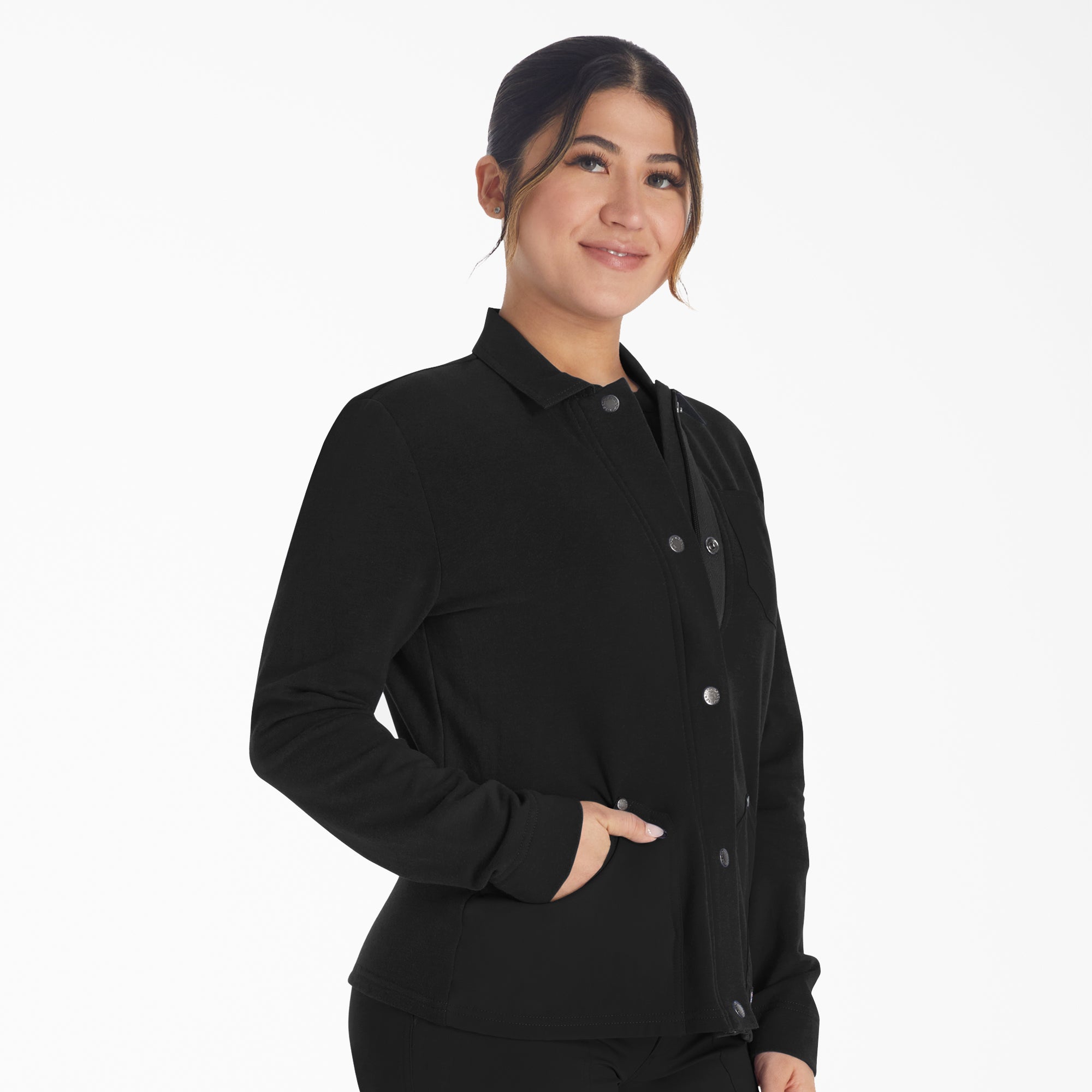 Women's EDS NXT Zip Front Scrub Jacket - Image 4