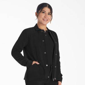 Women's EDS NXT Zip Front Scrub Jacket
