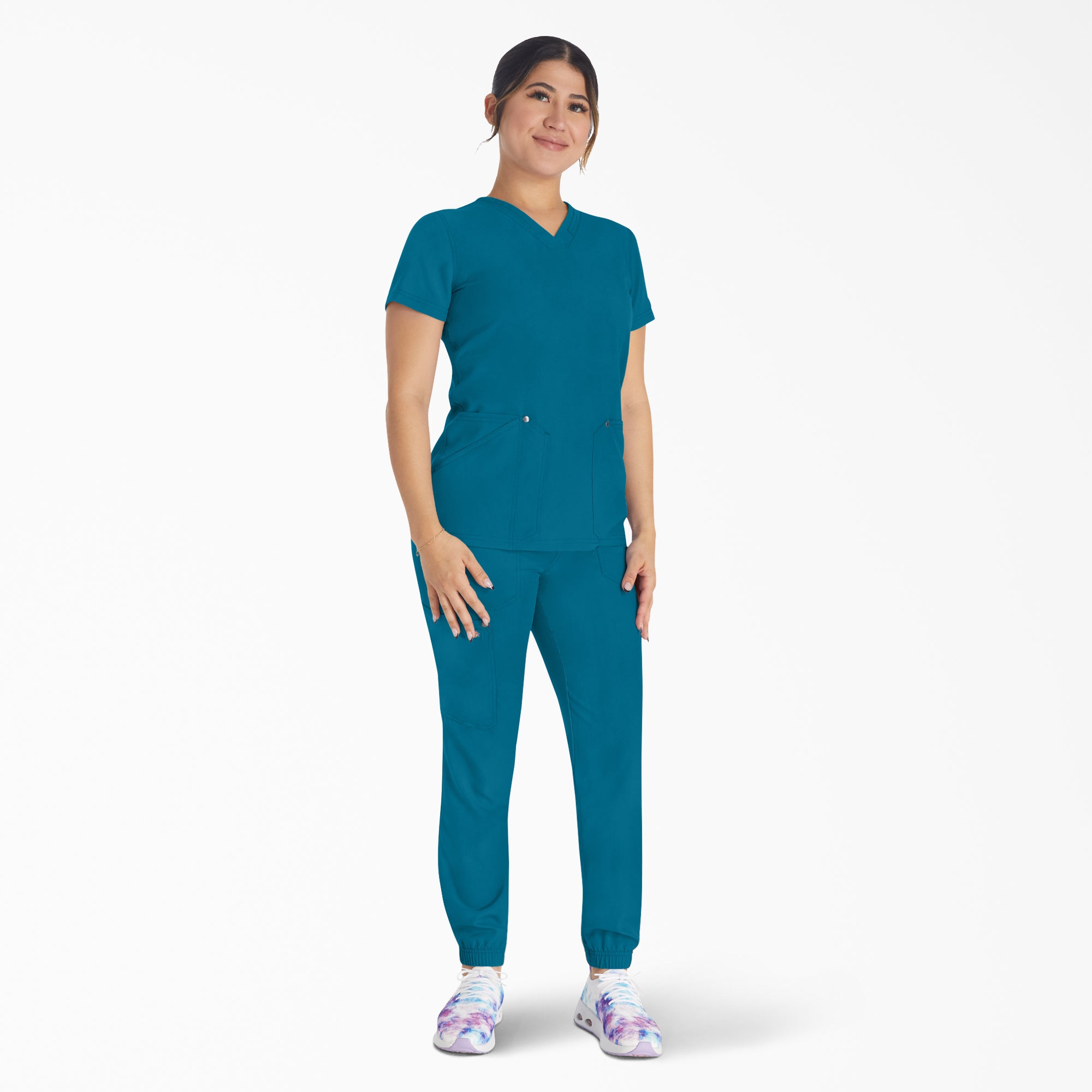 Women's EDS NXT V-Neck Scrub Top - Image 5