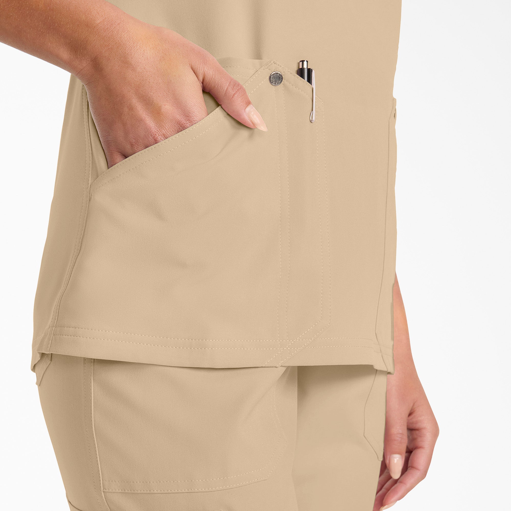 Women's EDS NXT V-Neck Scrub Top - Image 8