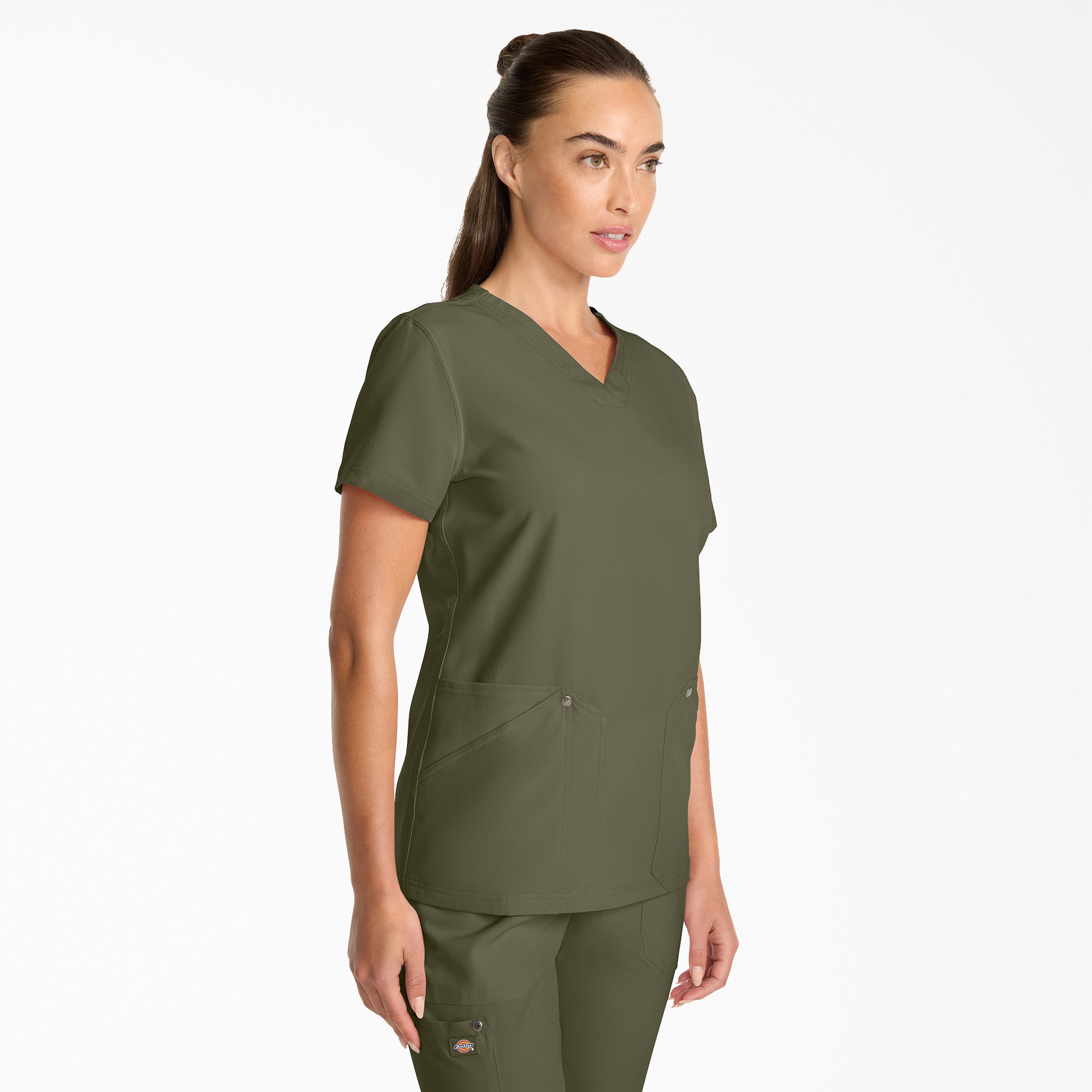 Women's EDS NXT V-Neck Scrub Top - Image 4