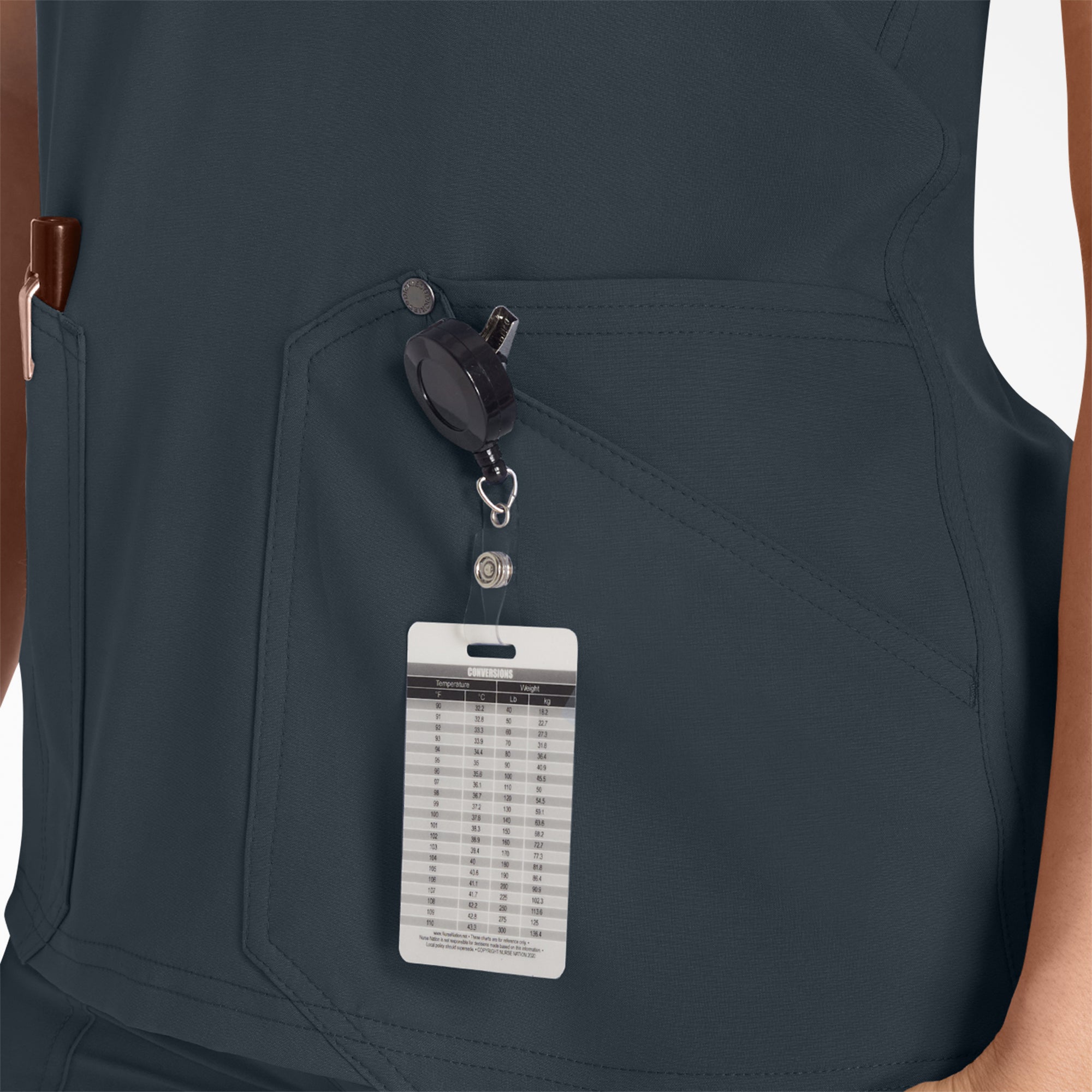 Women's EDS NXT V-Neck Scrub Top - Image 6