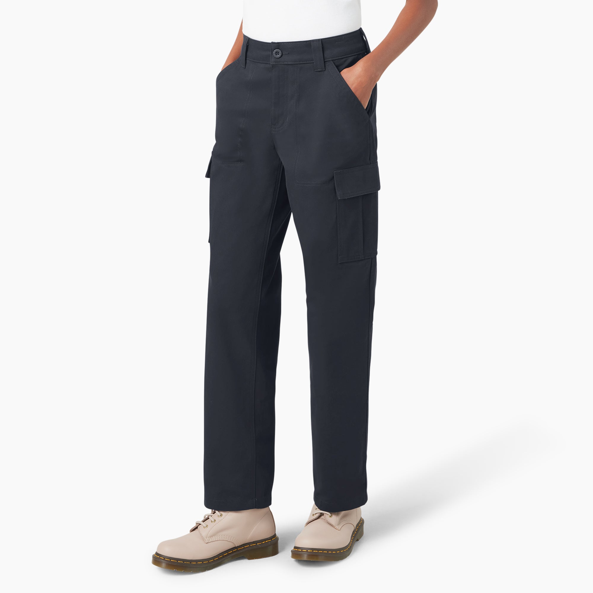 Women's Relaxed Fit Cargo Pants - Image 3