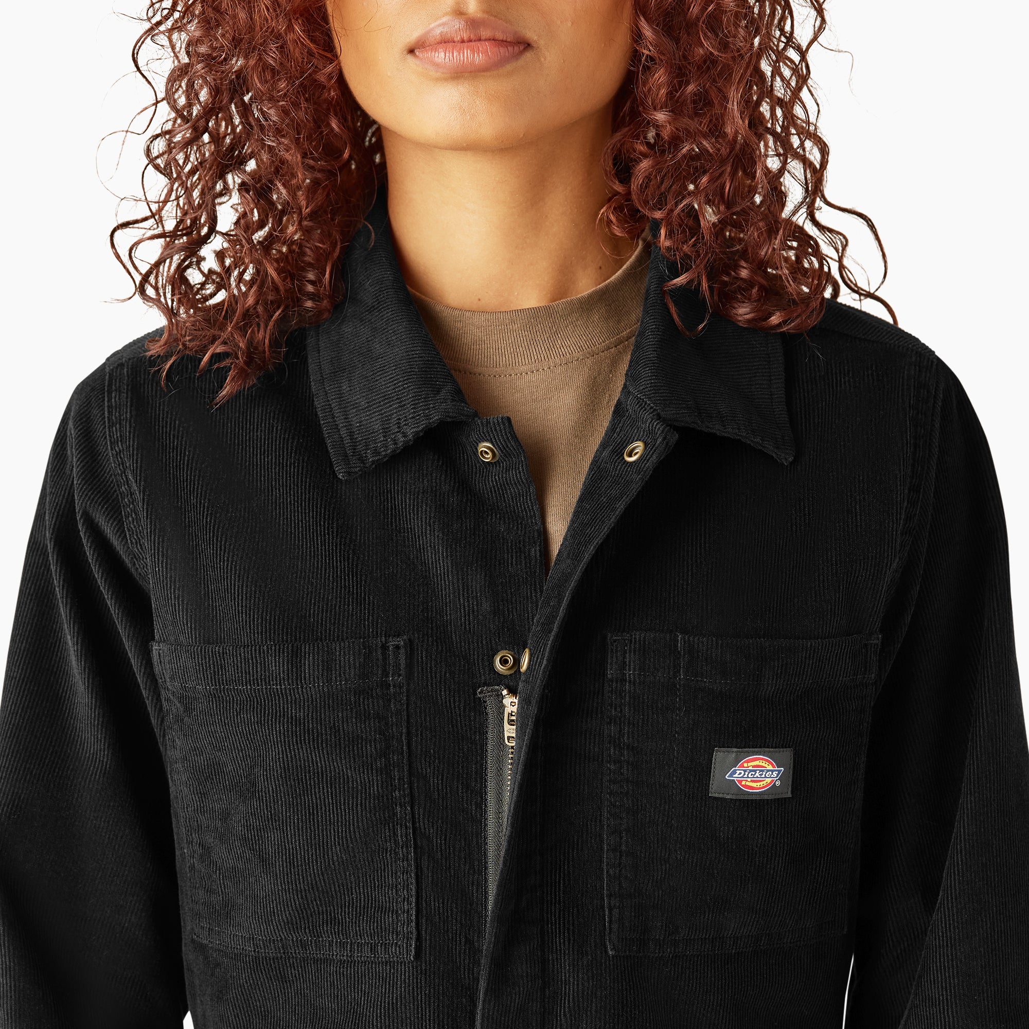 Women's Corduroy Long Sleeve Coveralls - Image 8