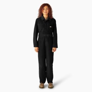 Women's Corduroy Long Sleeve Coveralls