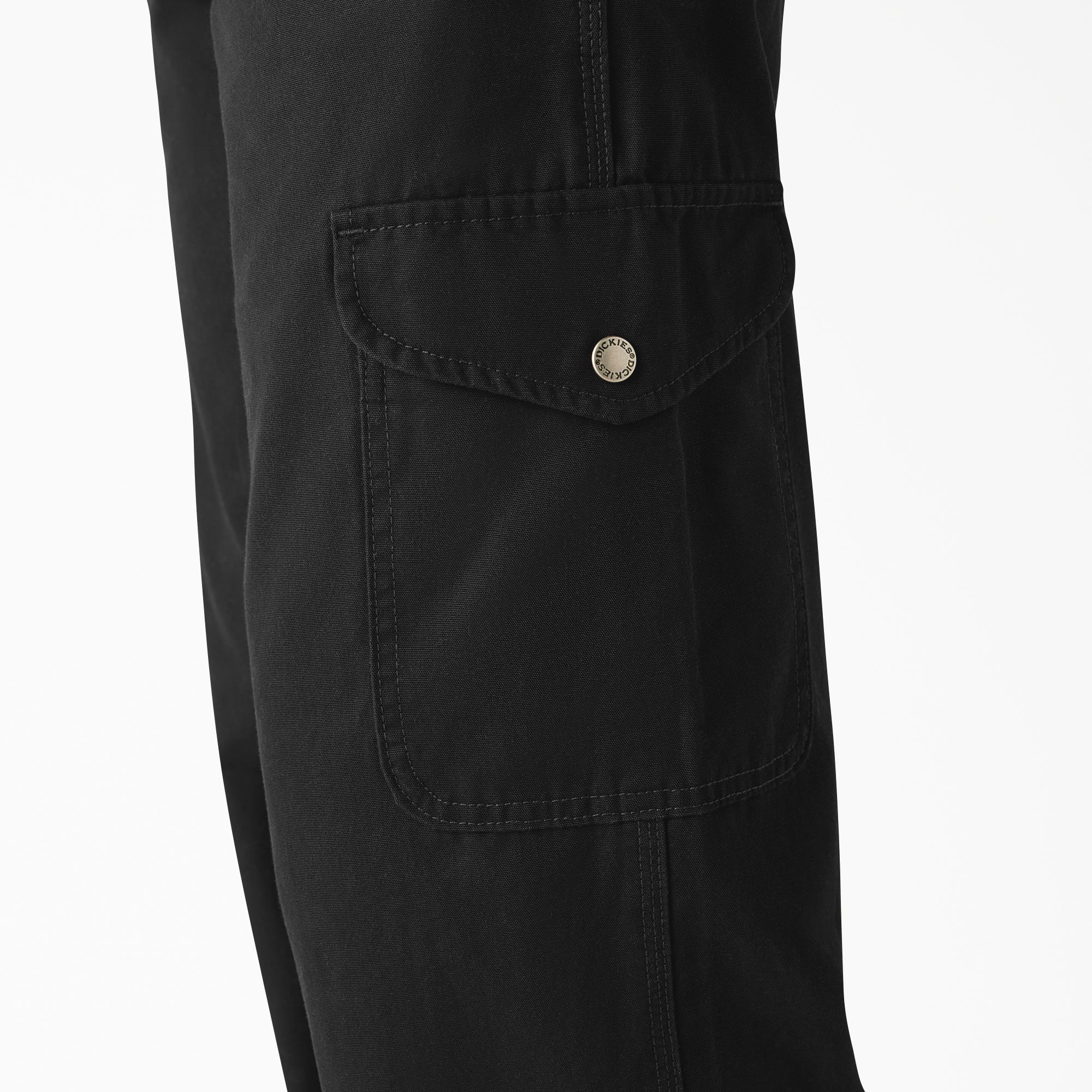 Women's Relaxed Fit Duck Canvas Cargo Pants - Image 8