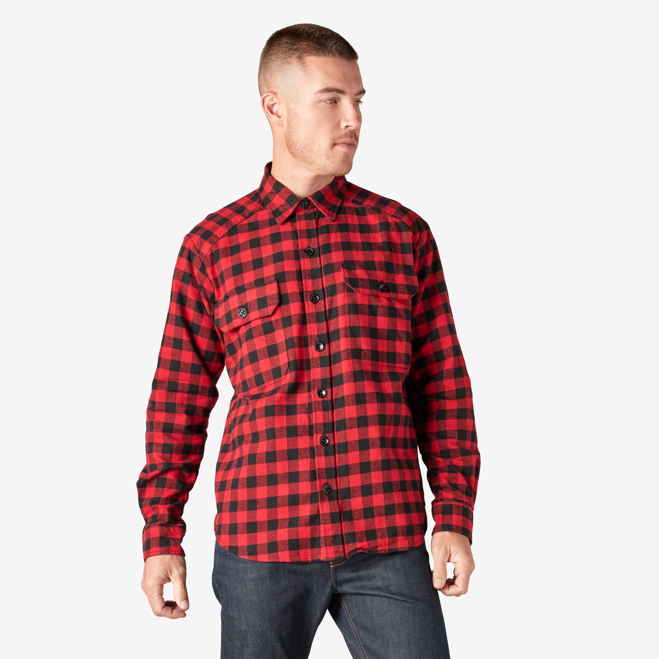 Dickies 1922 Buffalo Check Flannel Shirt - Image 4