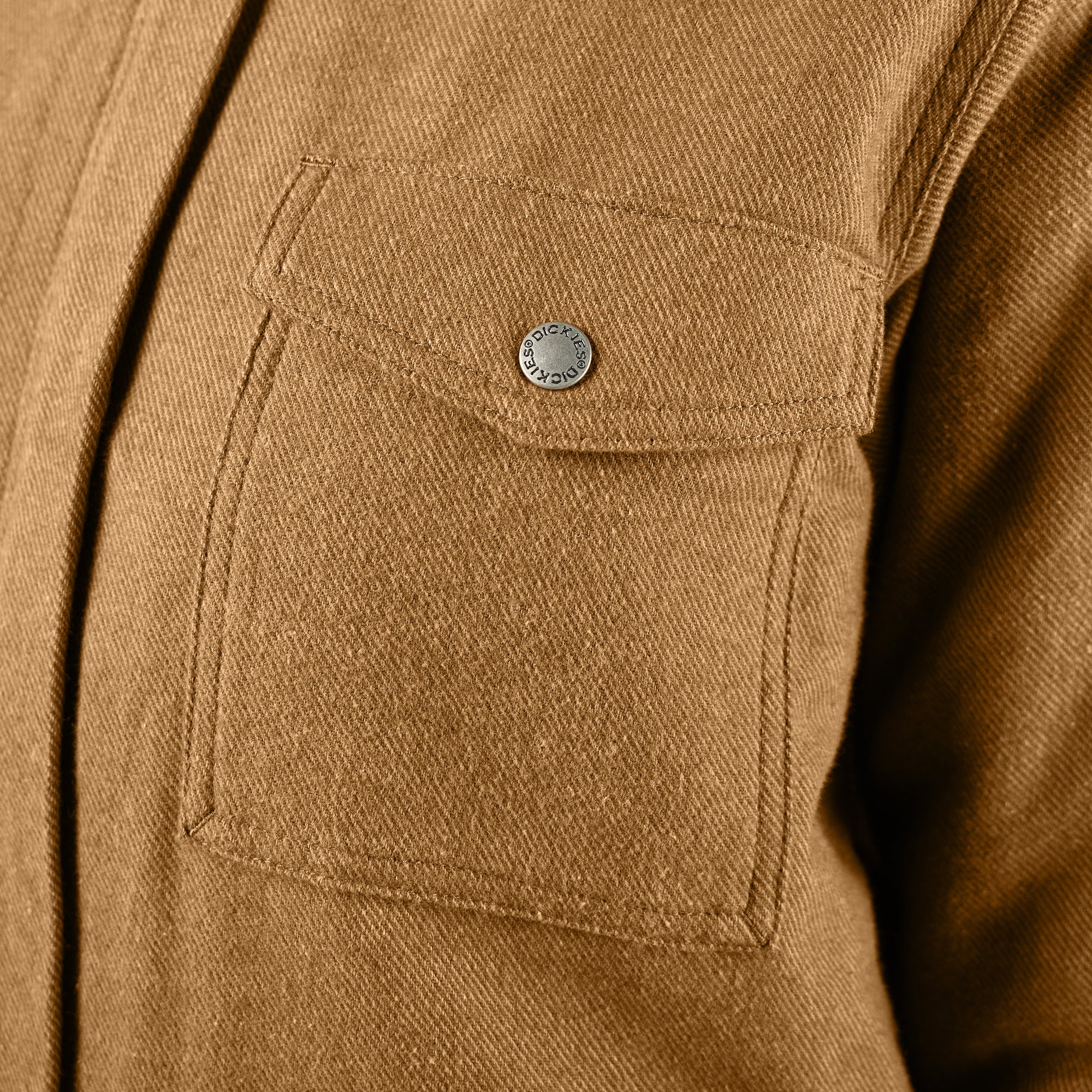 Women's Fleece Lined Flannel Chore Coat - Image 6