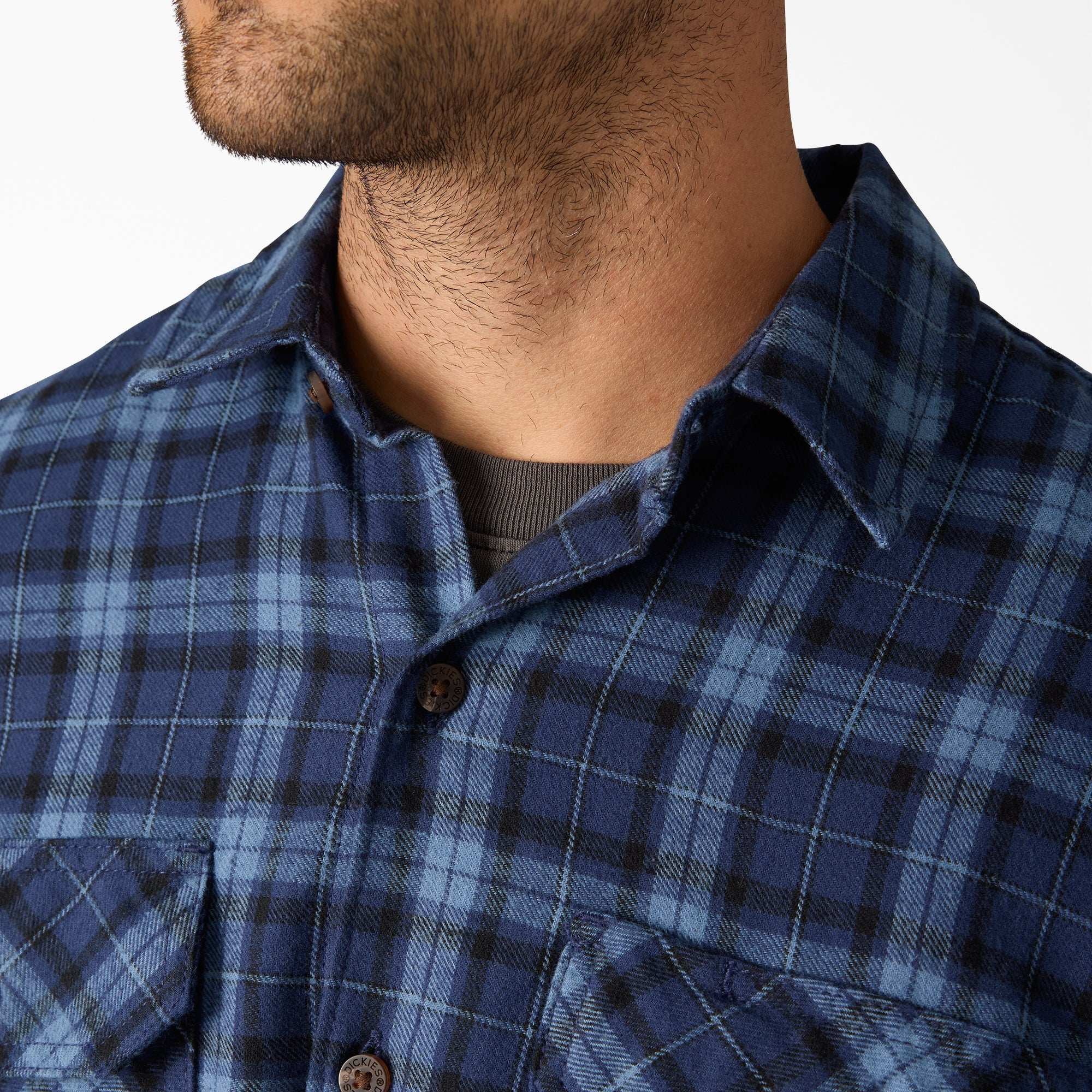 Long Sleeve Flannel Work Shirt - Image 6