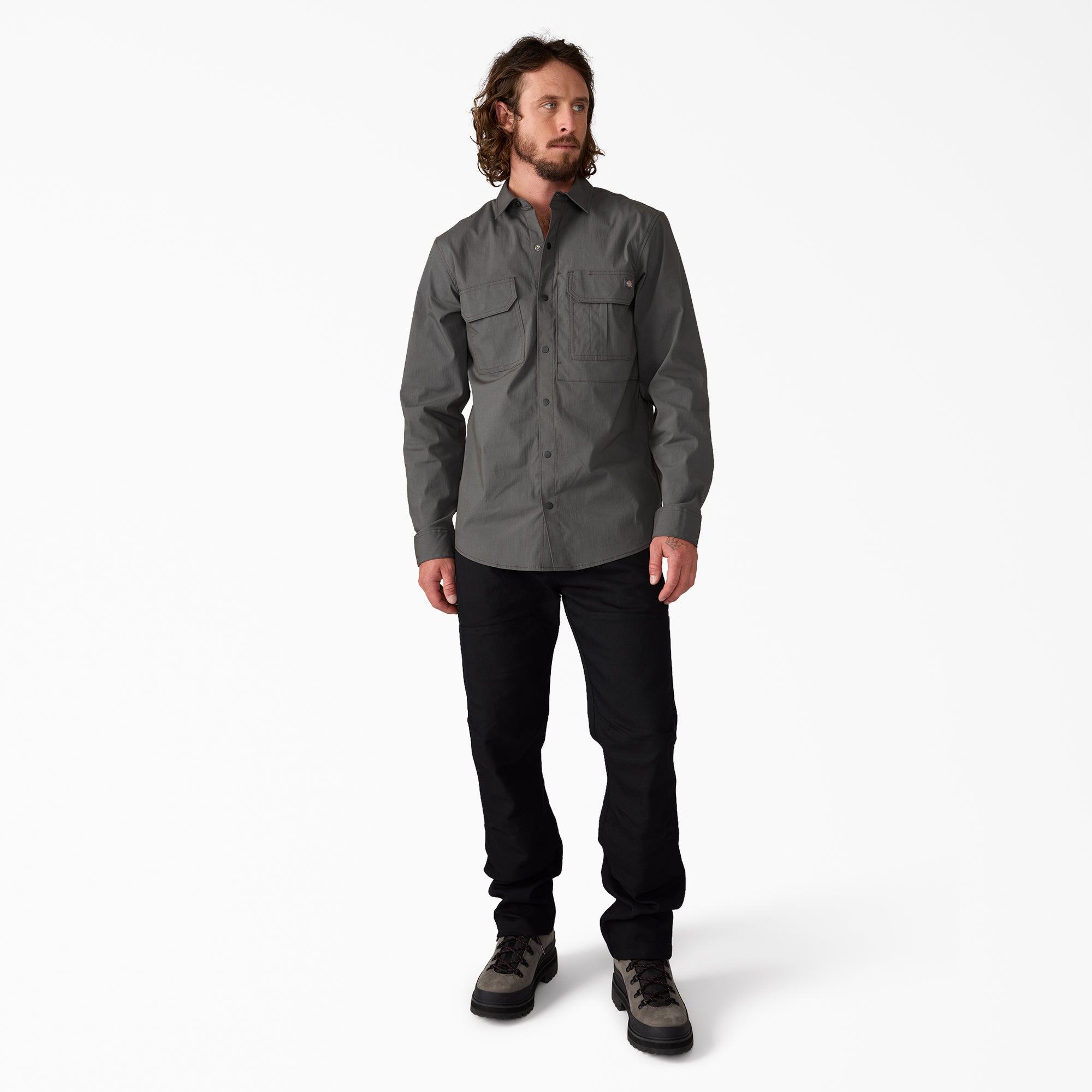 Tradebuilt Utility Long Sleeve Work Shirt - Image 4