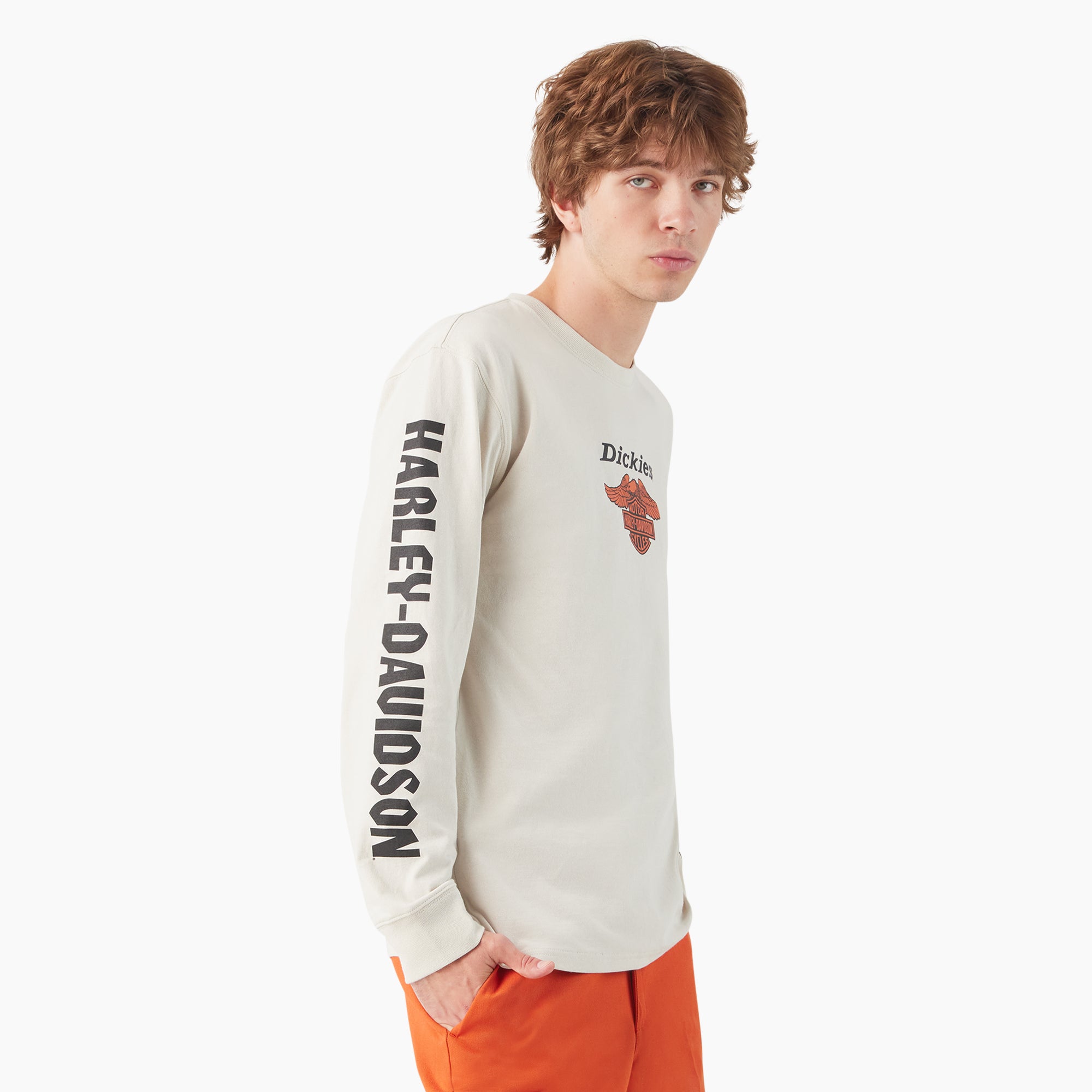 Dickies x Harley-Davidson Heavyweight Long Sleeve Eagle Tee - Image 4