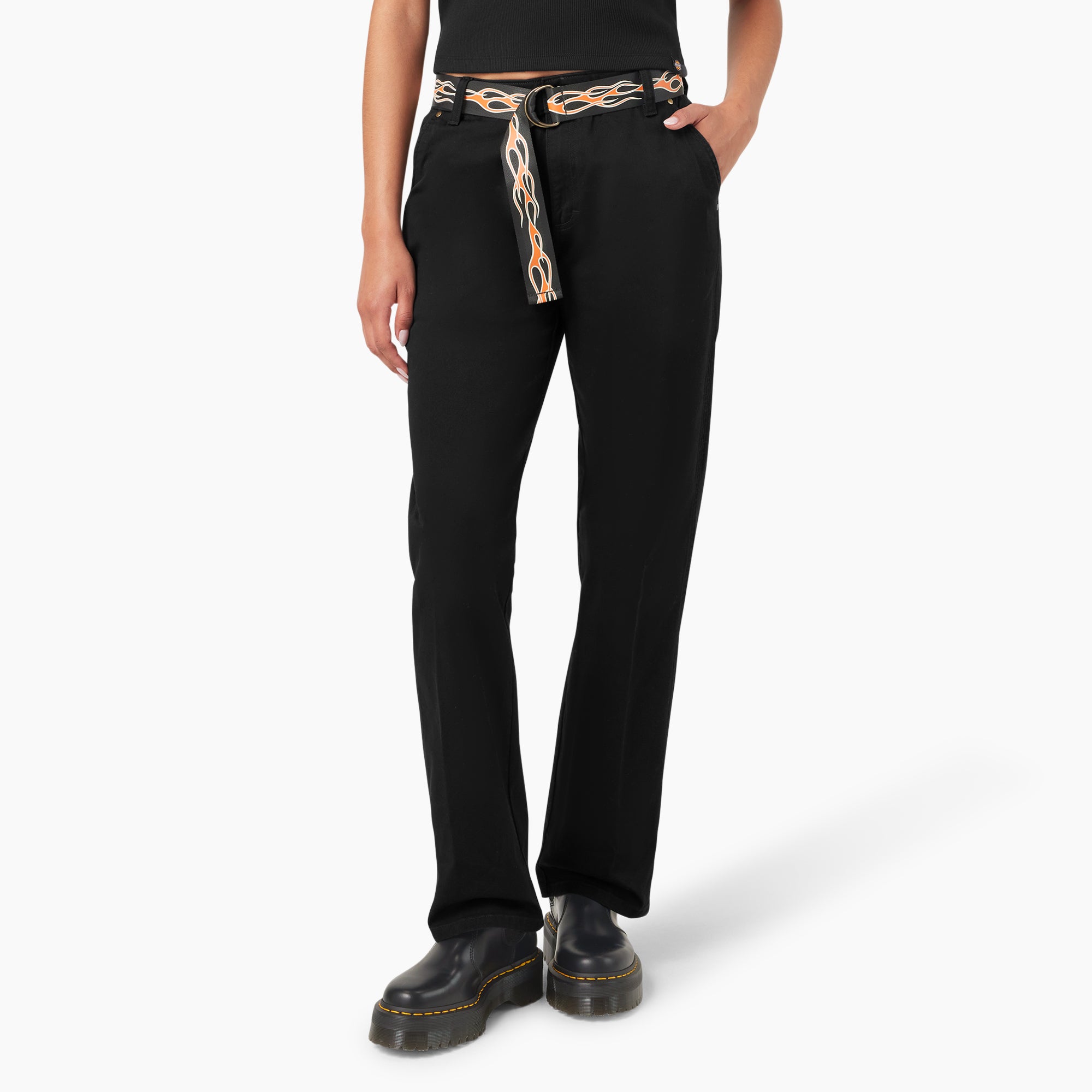 Dickies x Harley-Davidson Women's Carpenter Pants with Belt