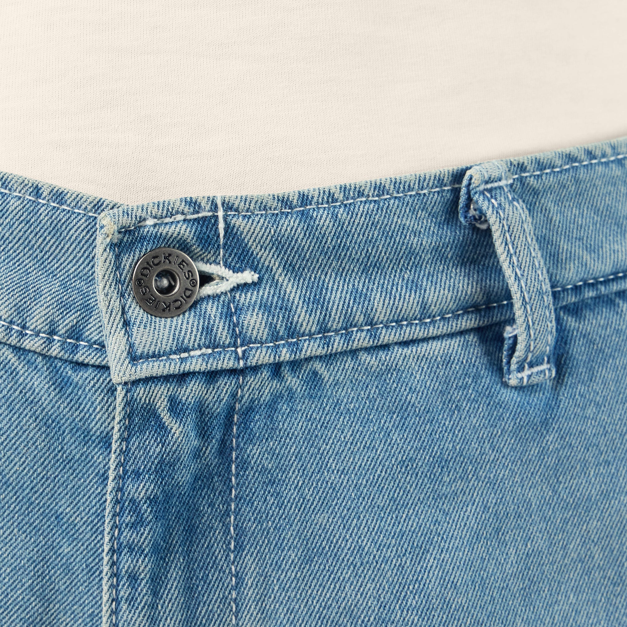 Women's Loose Fit Double Knee Jeans - Image 7