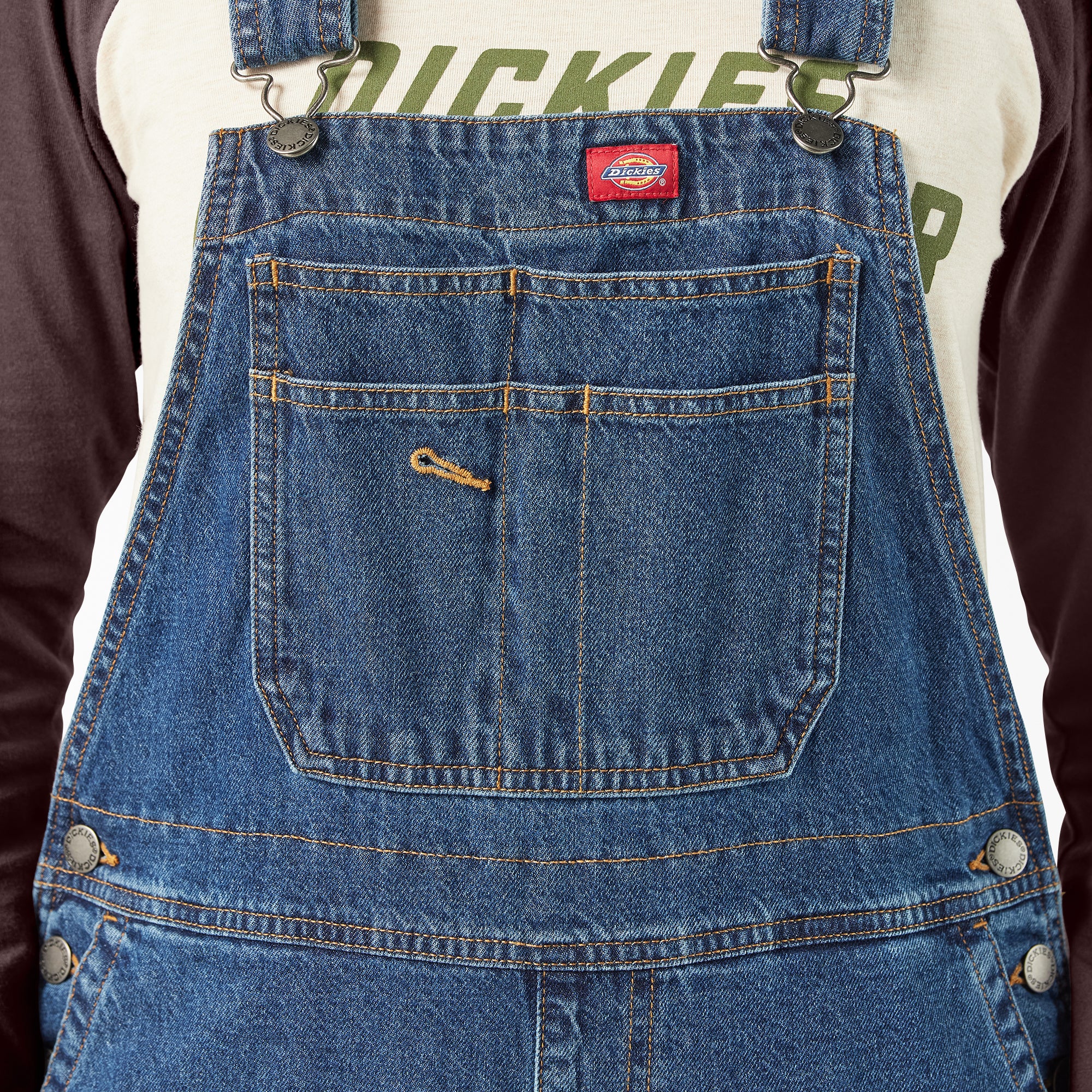 Women's Relaxed Fit Bib Overalls - Image 6