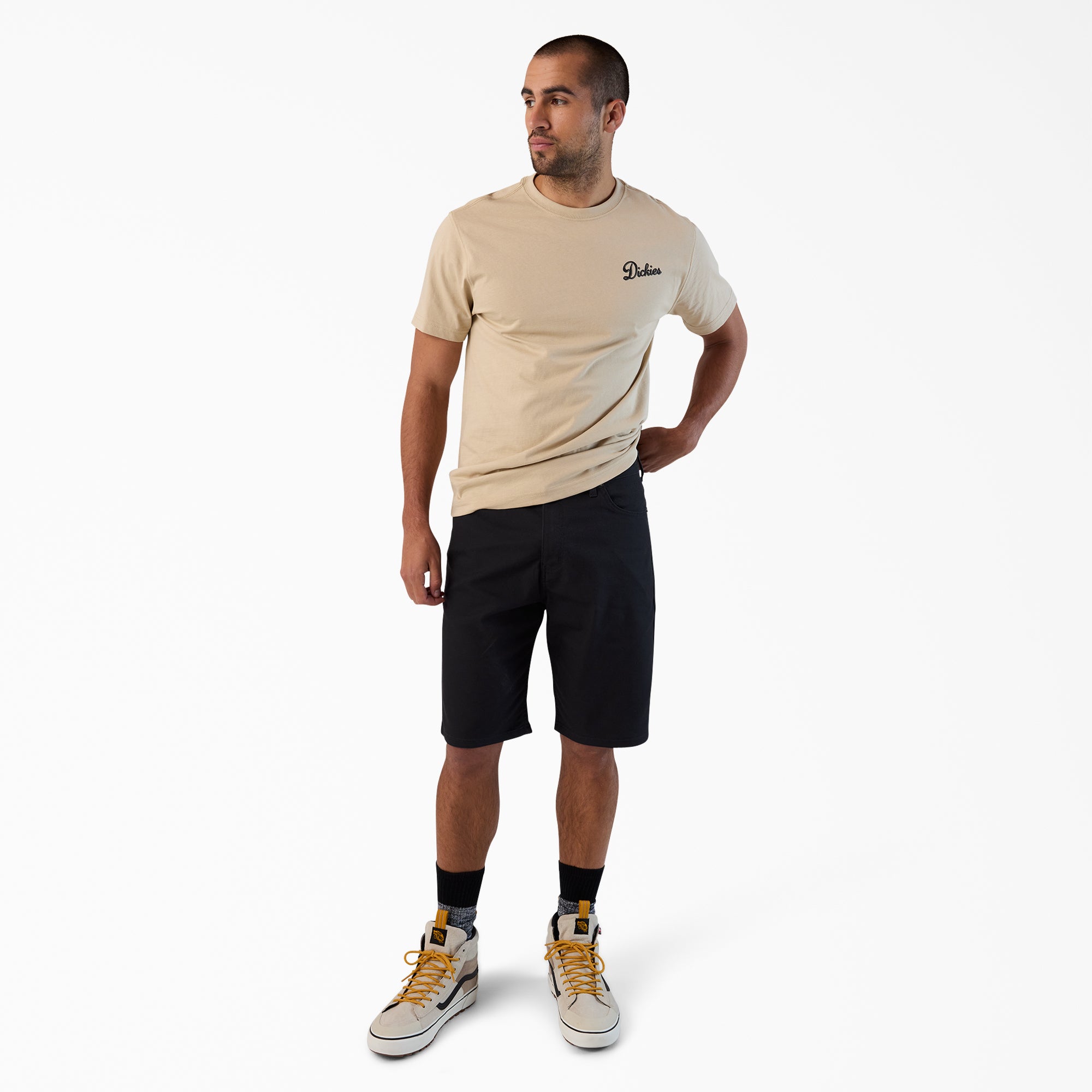FLEX 5-Pocket Duck Canvas Shorts. 11 - Image 3