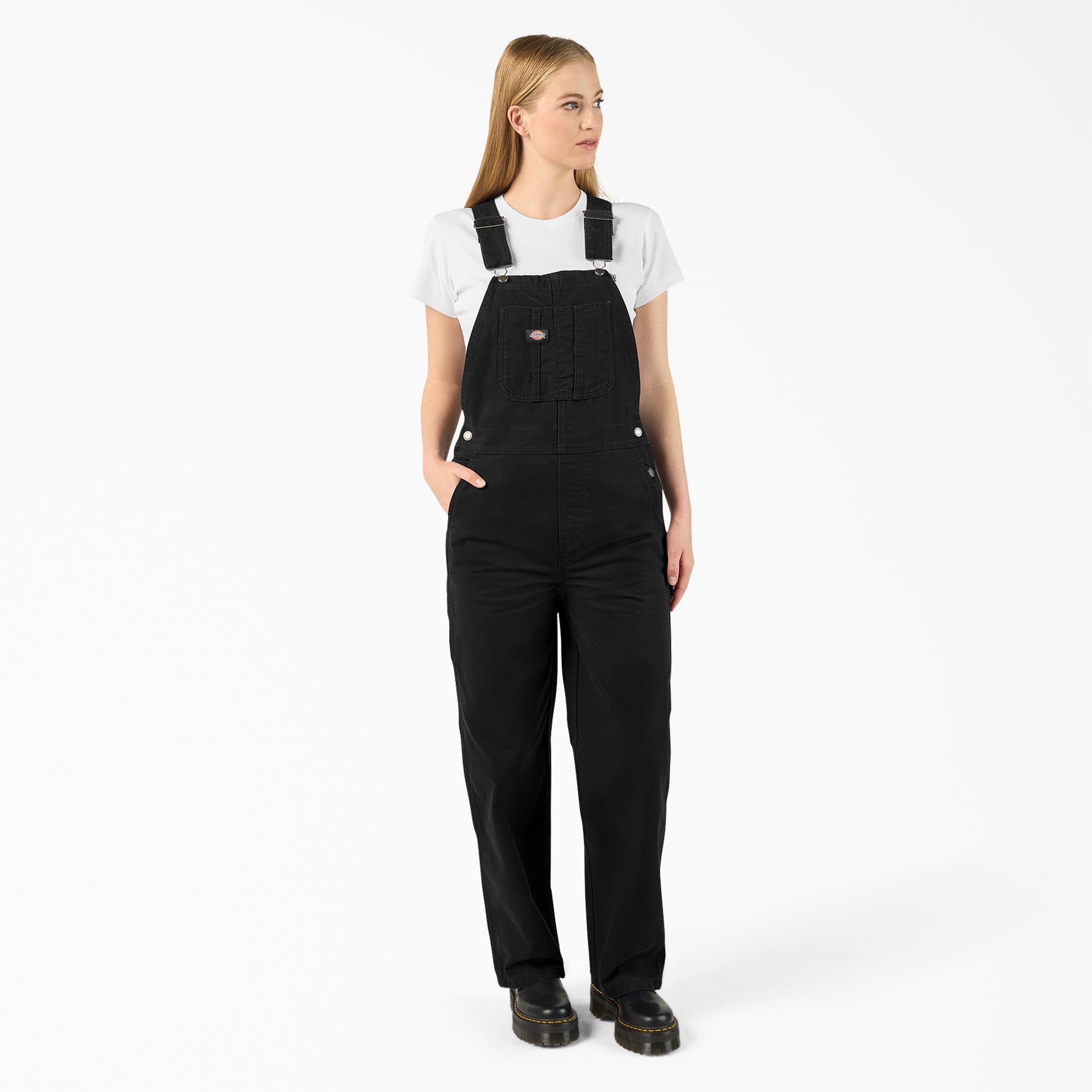 Women's Canvas Bib Overalls - Image 5