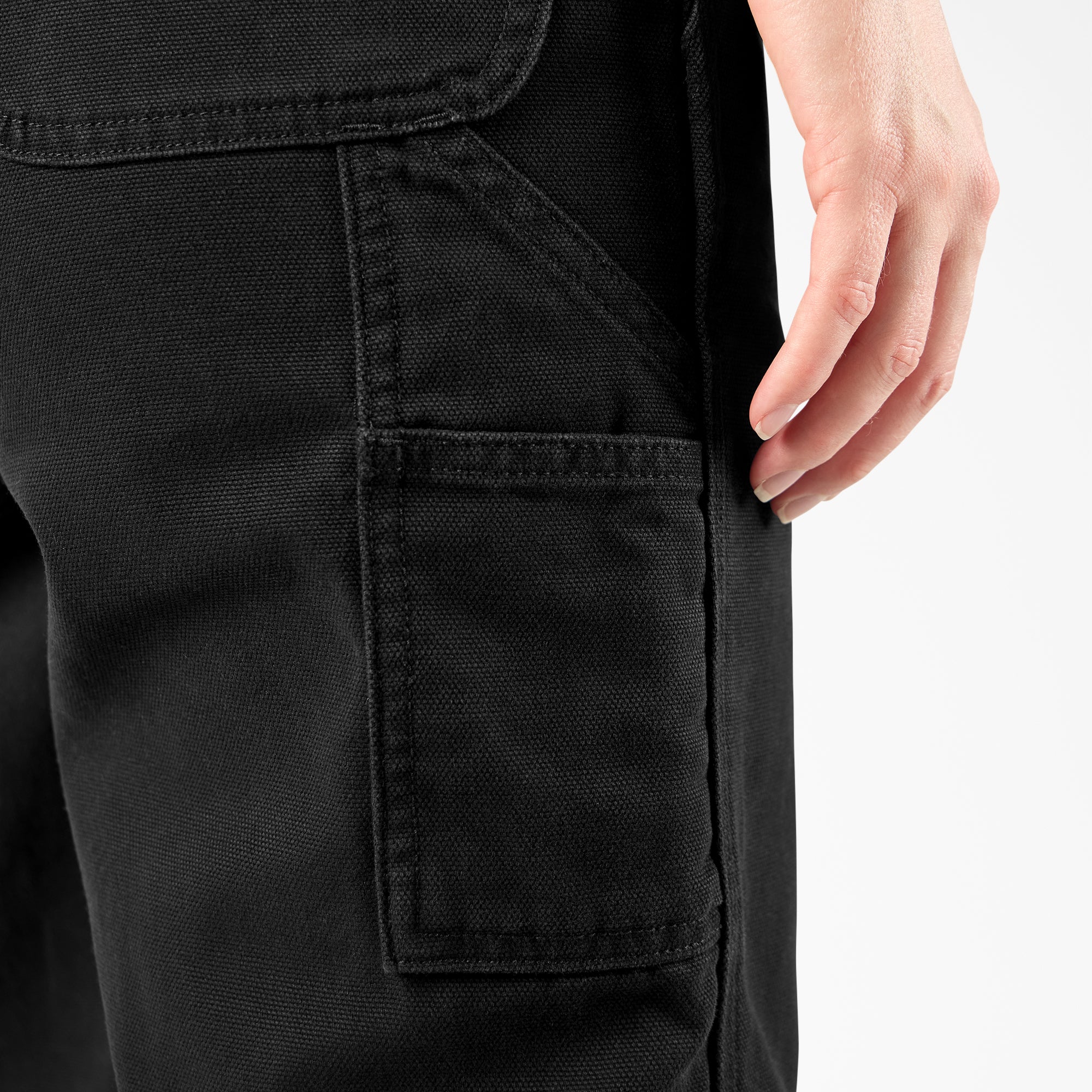 Women's Canvas Bib Overalls - Image 7