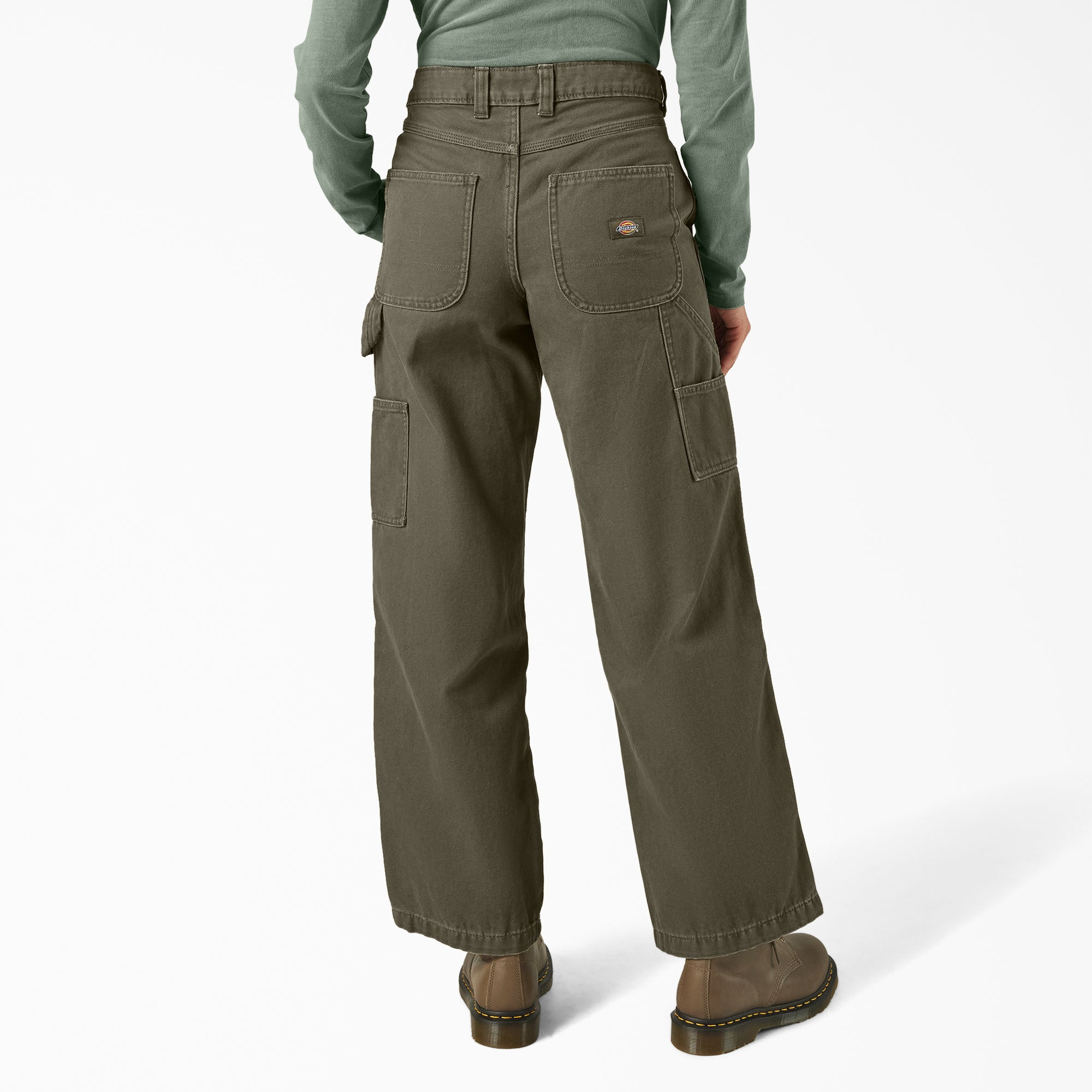 Women's Double Knee Canvas Pants - Image 2