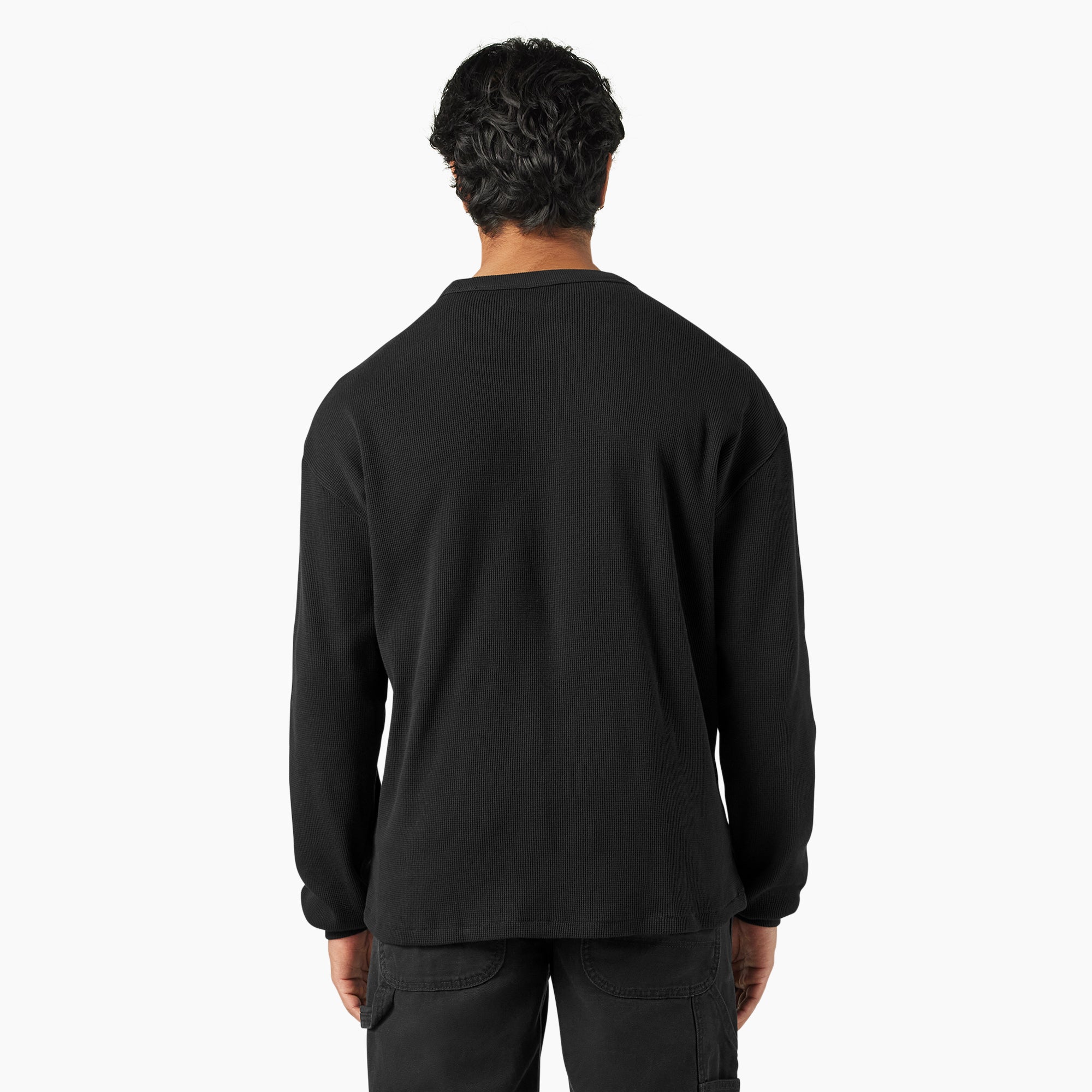 Long Sleeve Waffle Shirt - Image 2