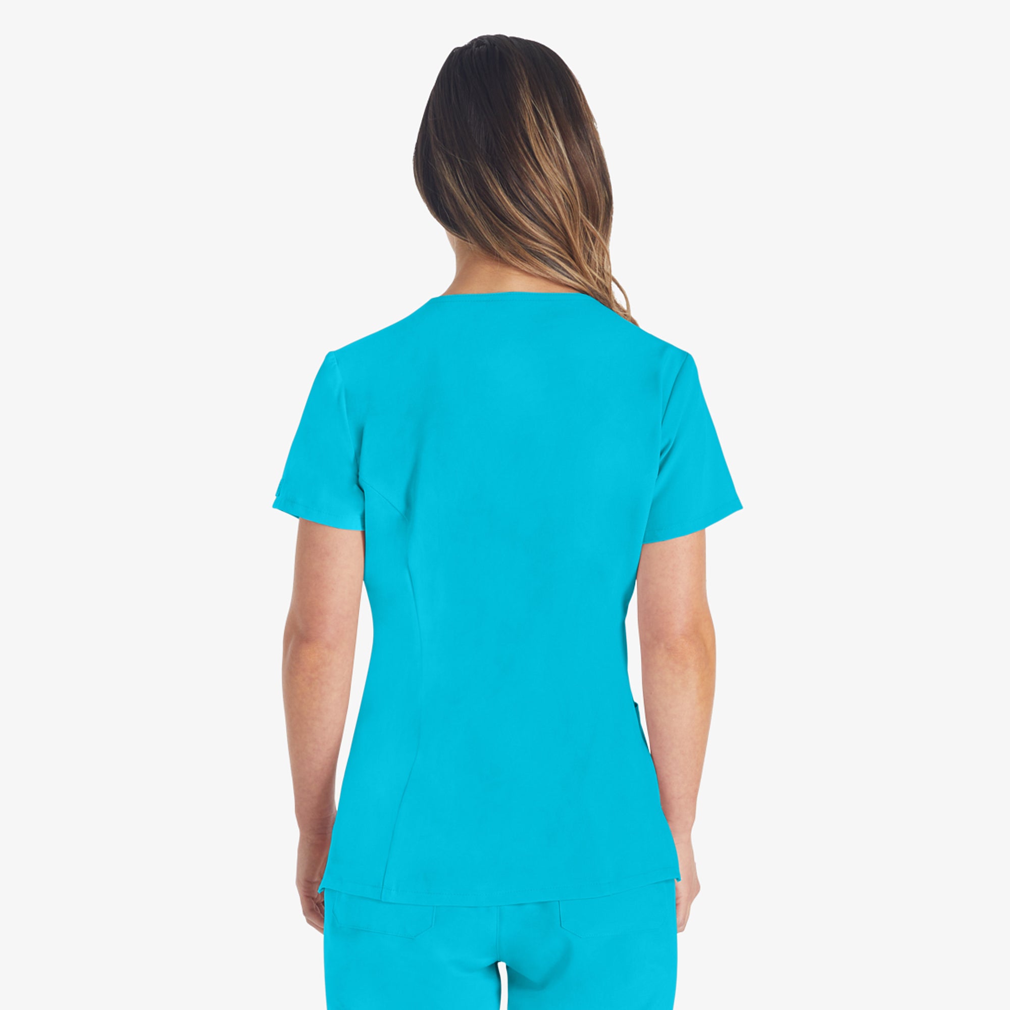 Women's EDS Essentials V-Neck Scrub Top - Image 2