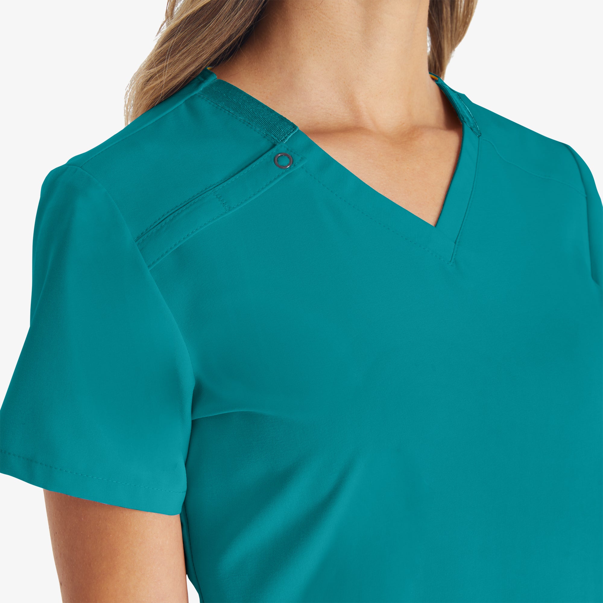 Women's EDS Essentials V-Neck Scrub Top - Image 8