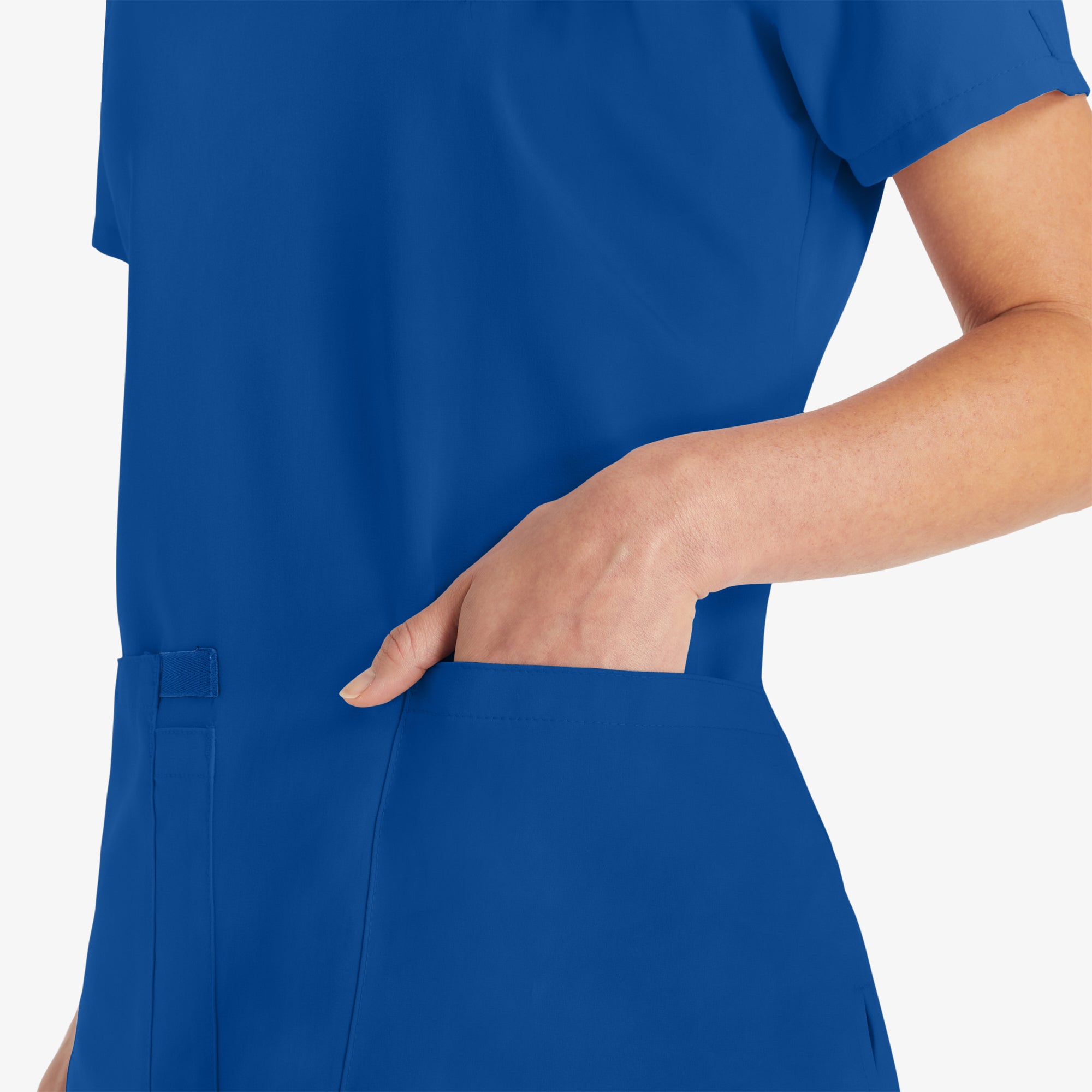 Women's EDS Essentials V-Neck Scrub Top - Image 8