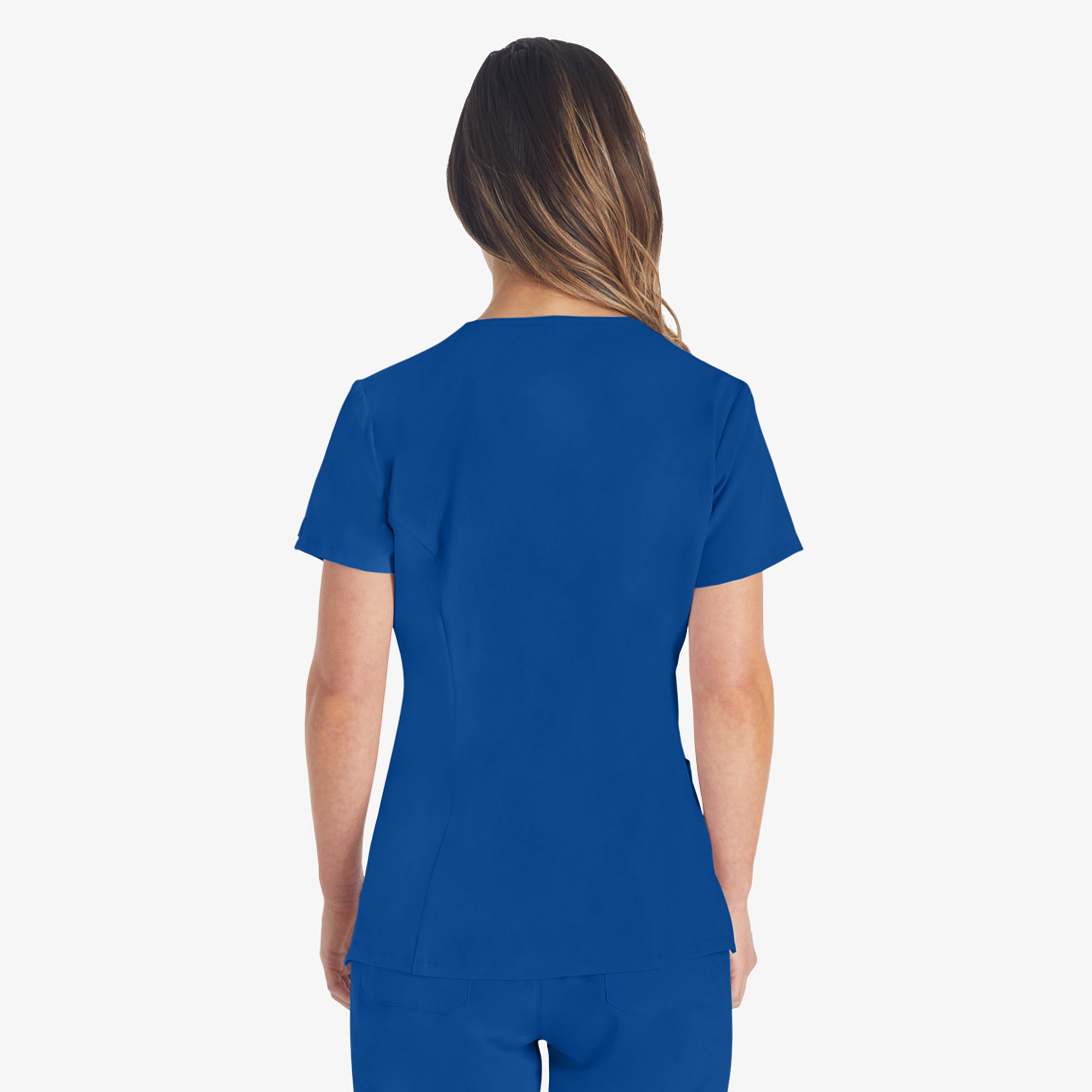 Women's EDS Essentials V-Neck Scrub Top - Image 2