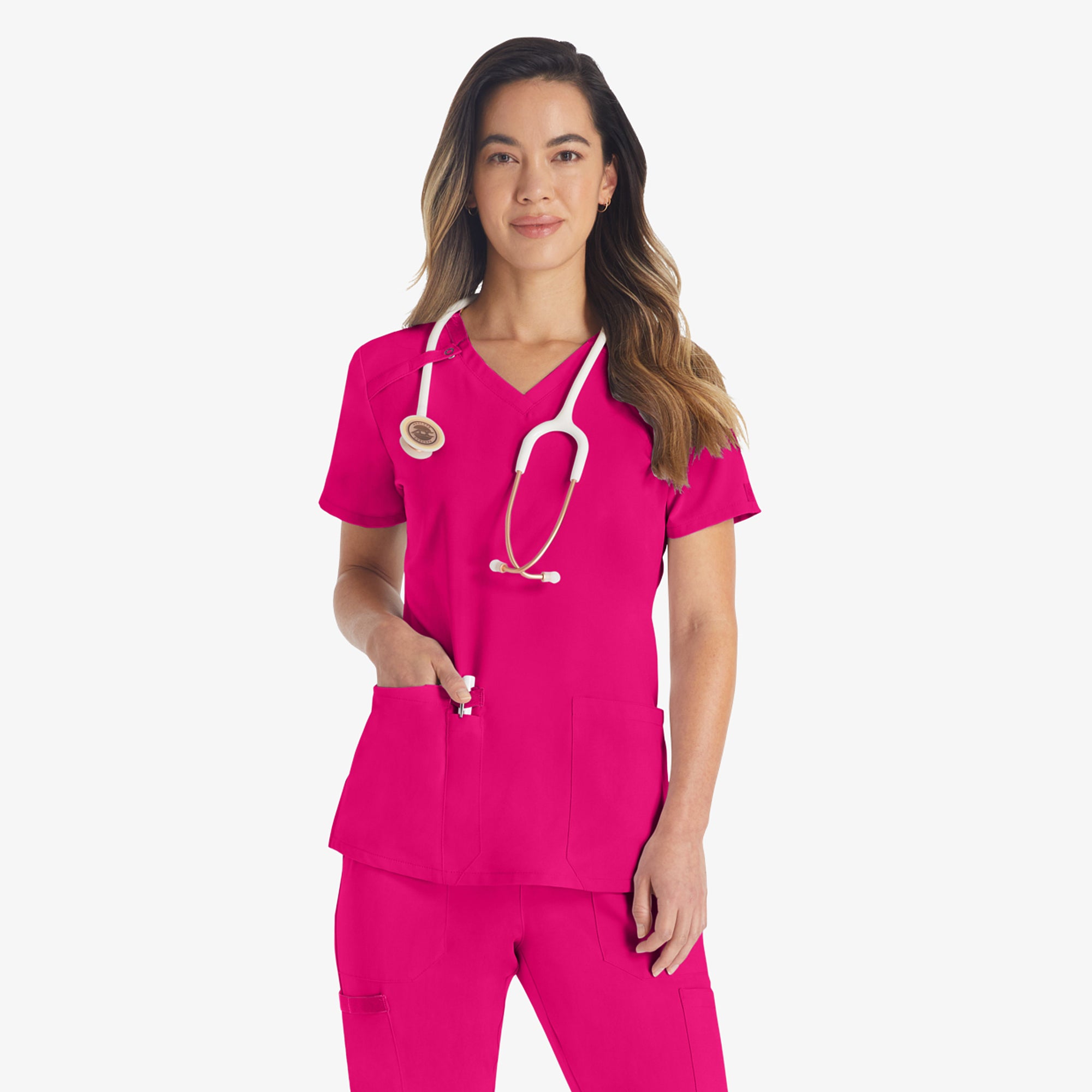 Women's EDS Essentials V-Neck Scrub Top